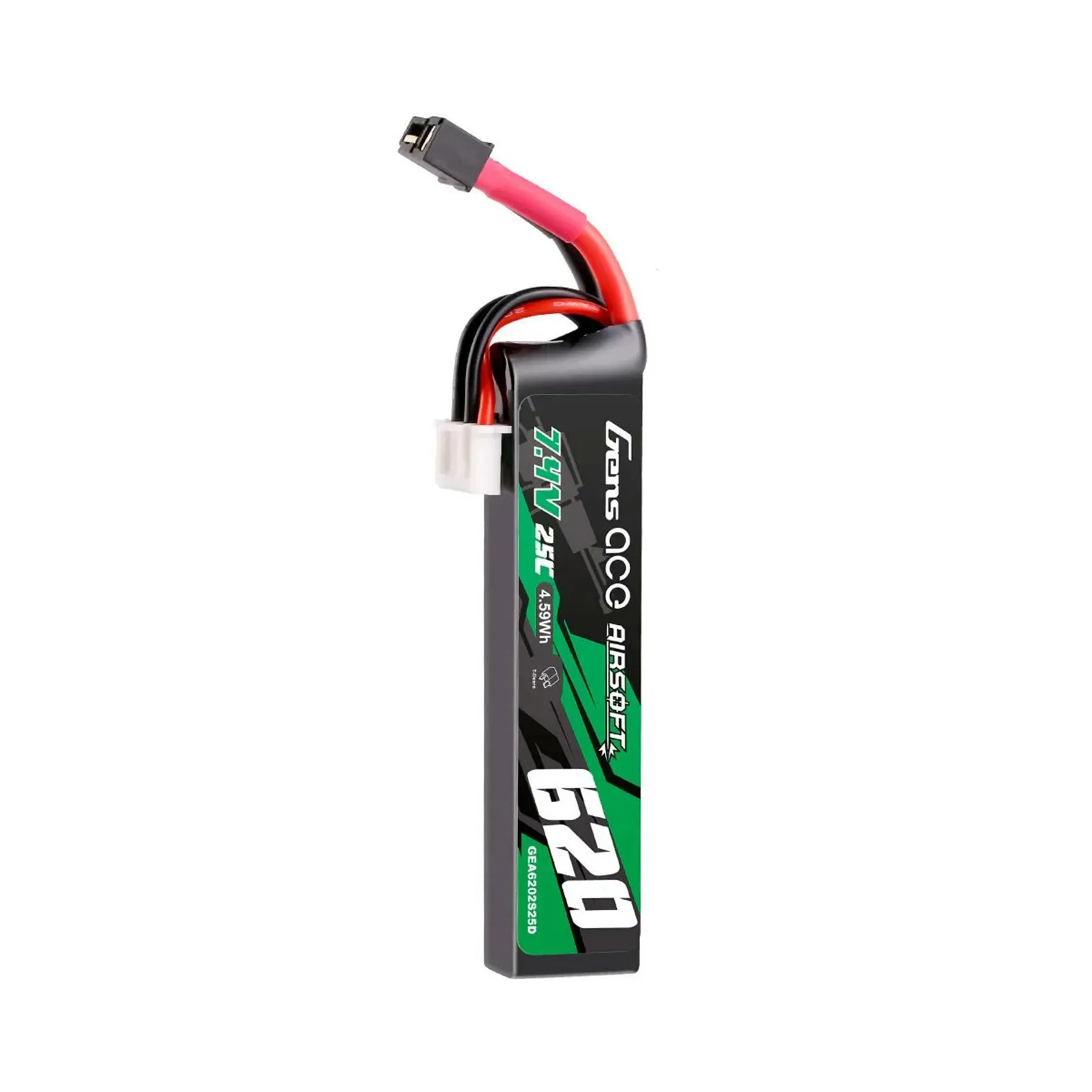 Mini-Deans 7,4V 620mAh 25C LiPo-Akku für AEP, 1 Stick