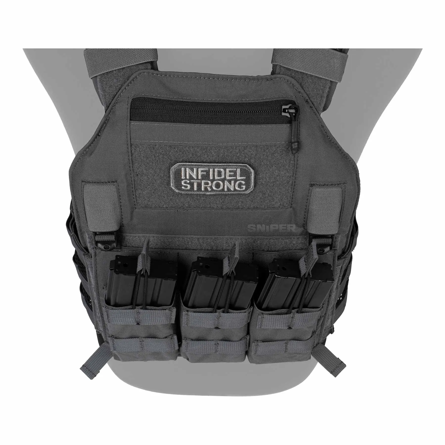 Plattenträger 420, Wolf Grey