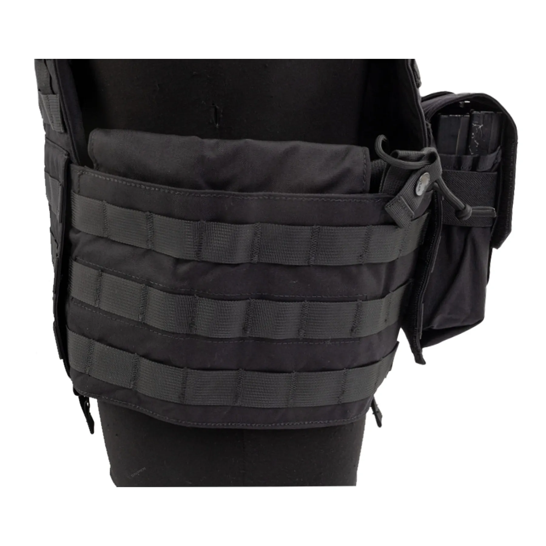 Taktische Plattenträger Weste, Black