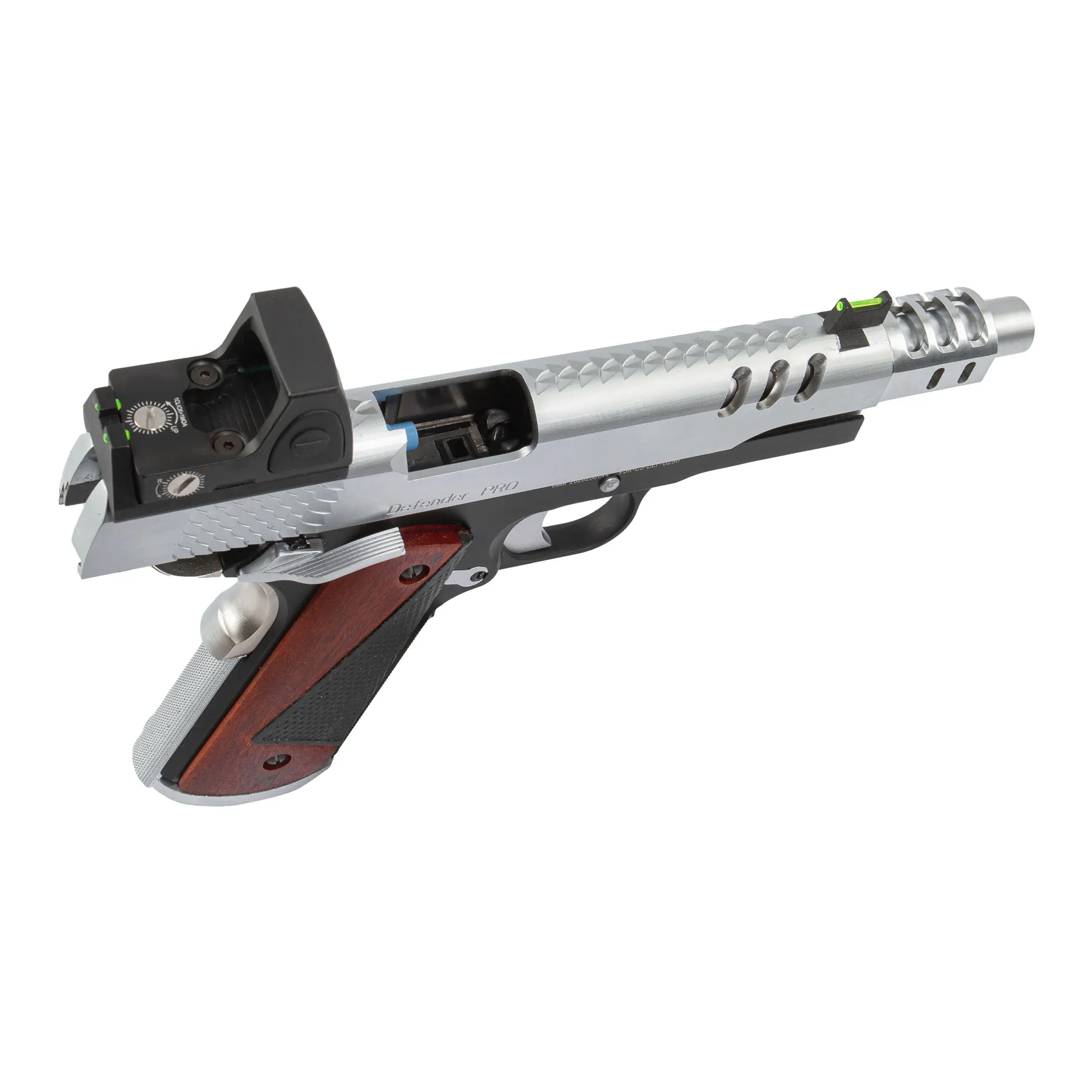 Vorsk CS Defender Pro MEU GBB BDS, Black/Silver Vorsk CS Defender Pro MEU GBB BDS, Black/Silver