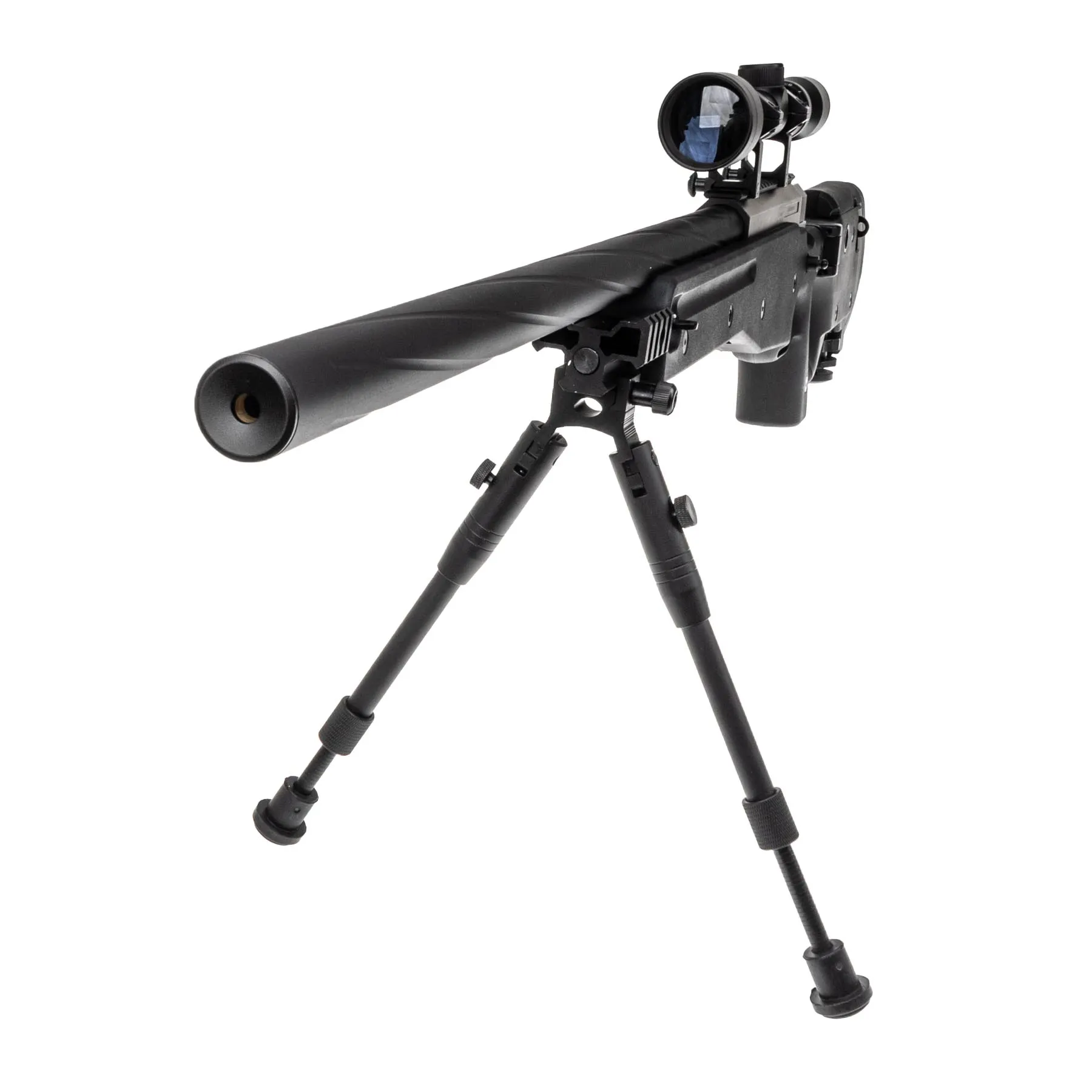 WELL MB08 L96 Upgraded Version w/ Scope & Bipod, Black