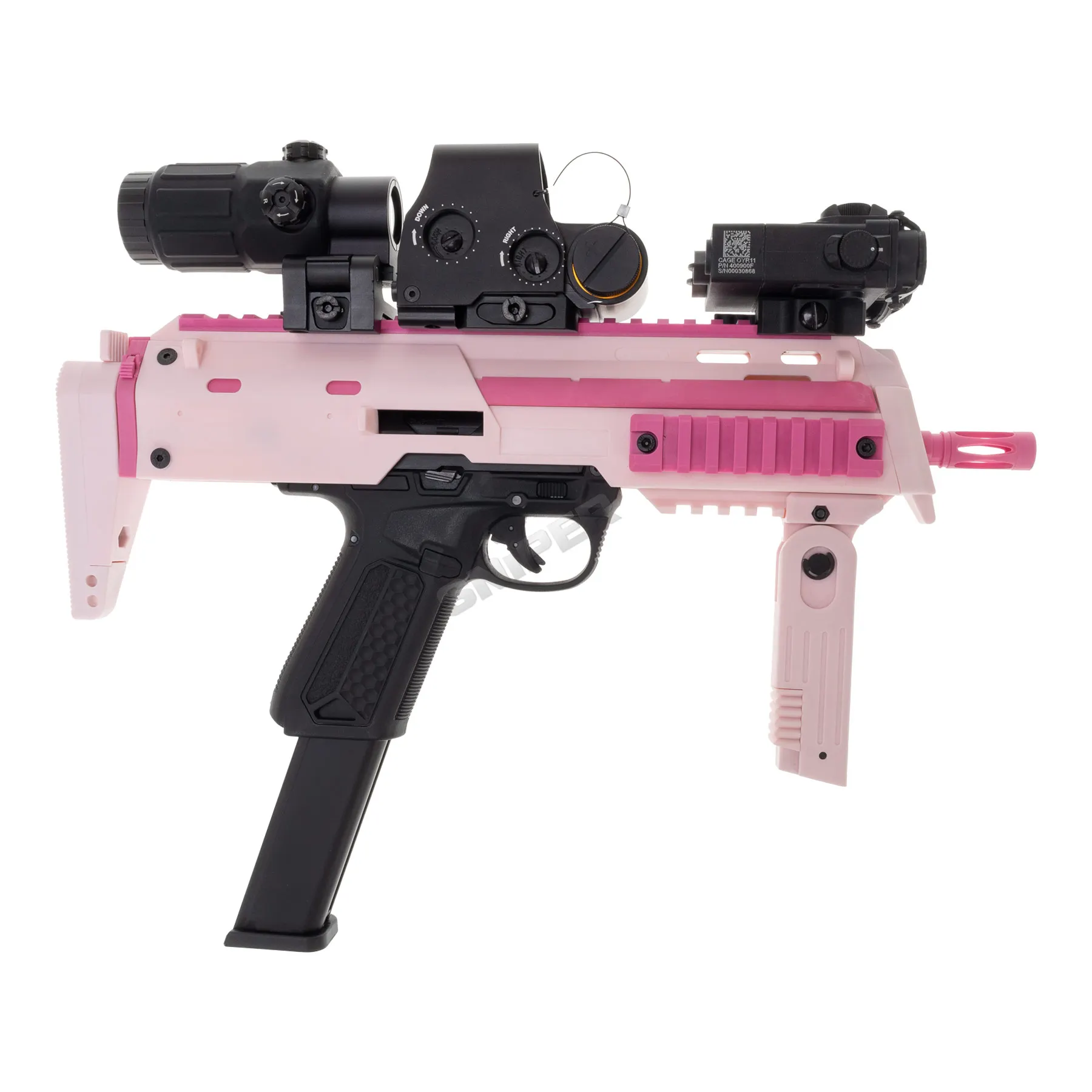 Prep my Airsoft - Action Army AAP 01 Assassin GBB Softair Pistole, Black/Pink Ultra