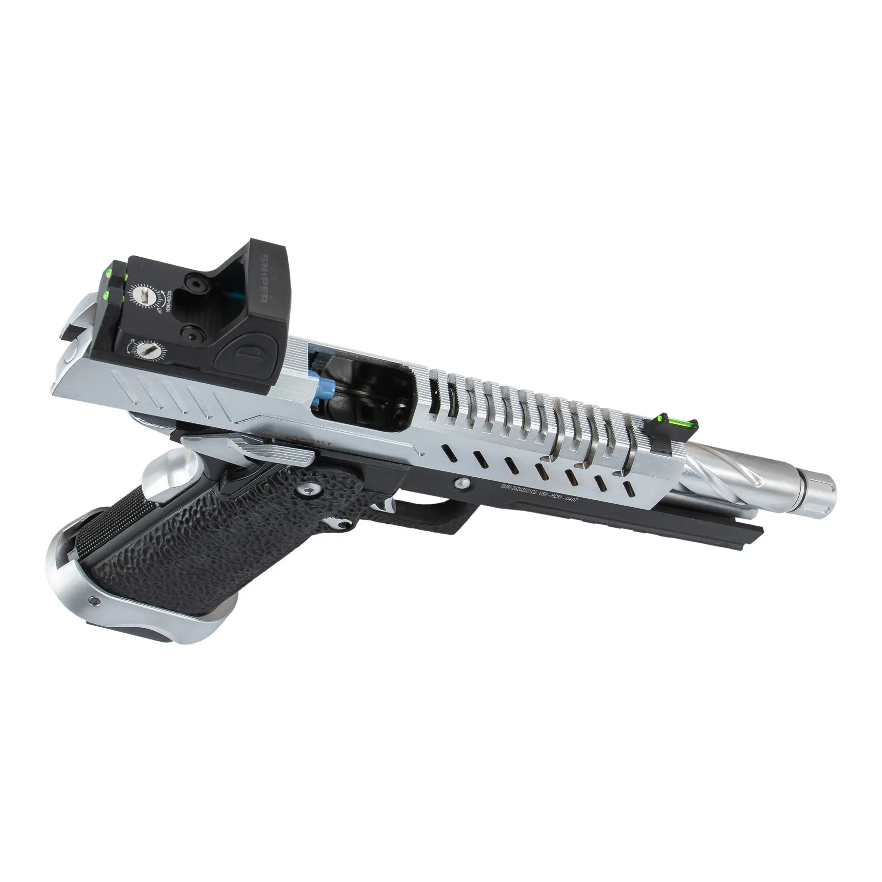 Vorsk Hi-Capa 5.1 BDS Chrome GBB Softair Pistole