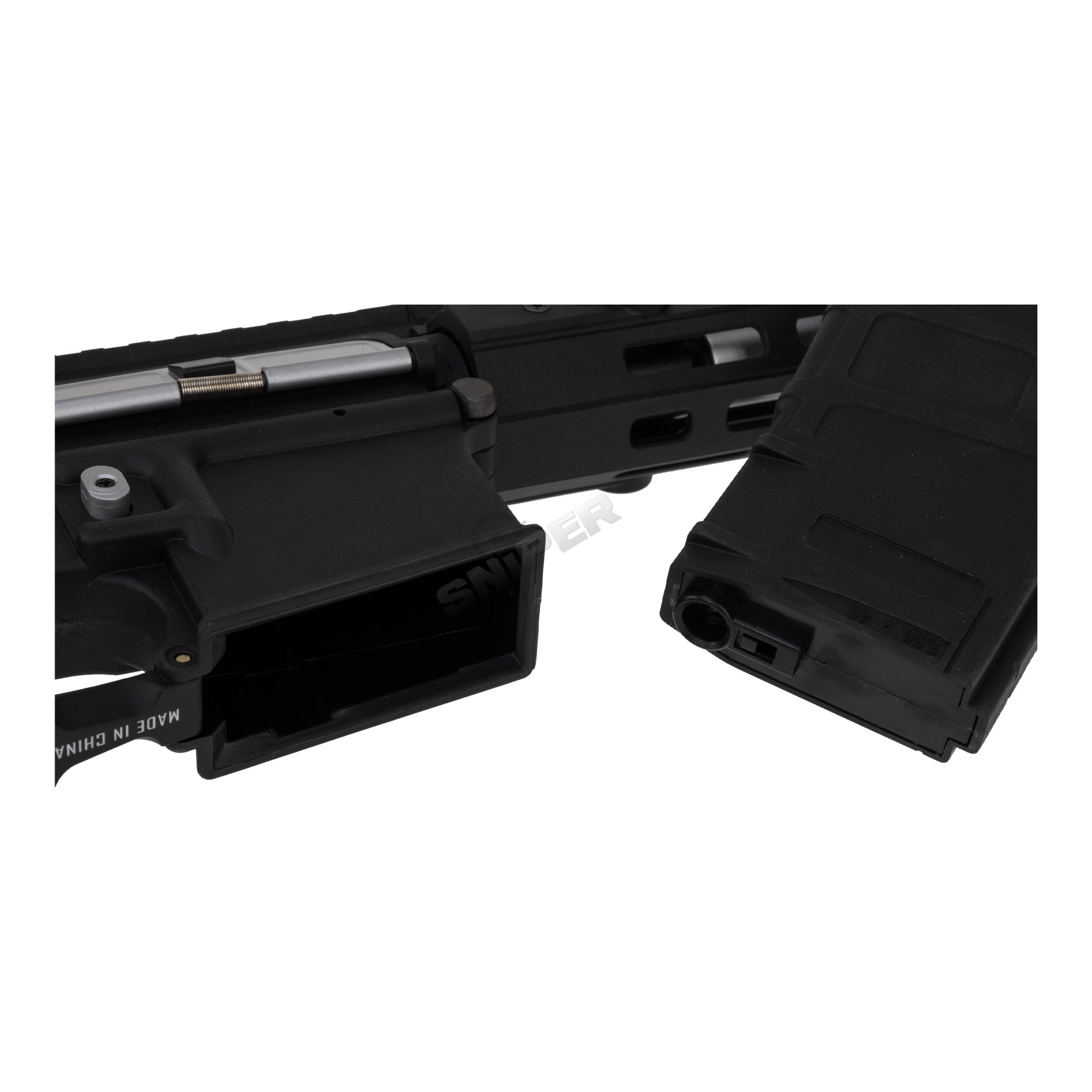 Lancer LT-34 Hellion w/ Nebula ETU (S)AEG, Black/Silver