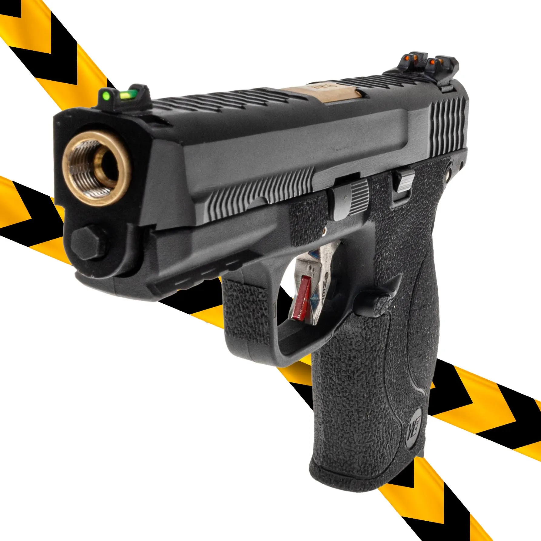 B-Ware WET-05 BK Gold Barrel Metal Version GBB, Black