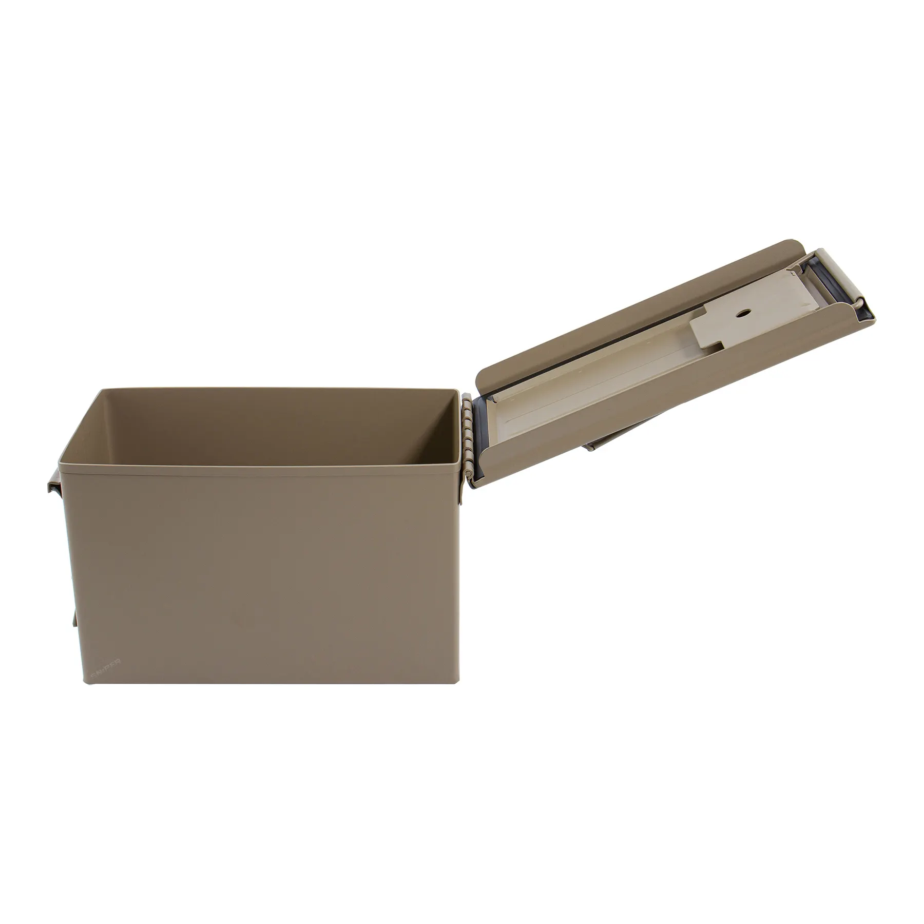 Metall Munitionskiste, 28X14,5X18 cm, tan