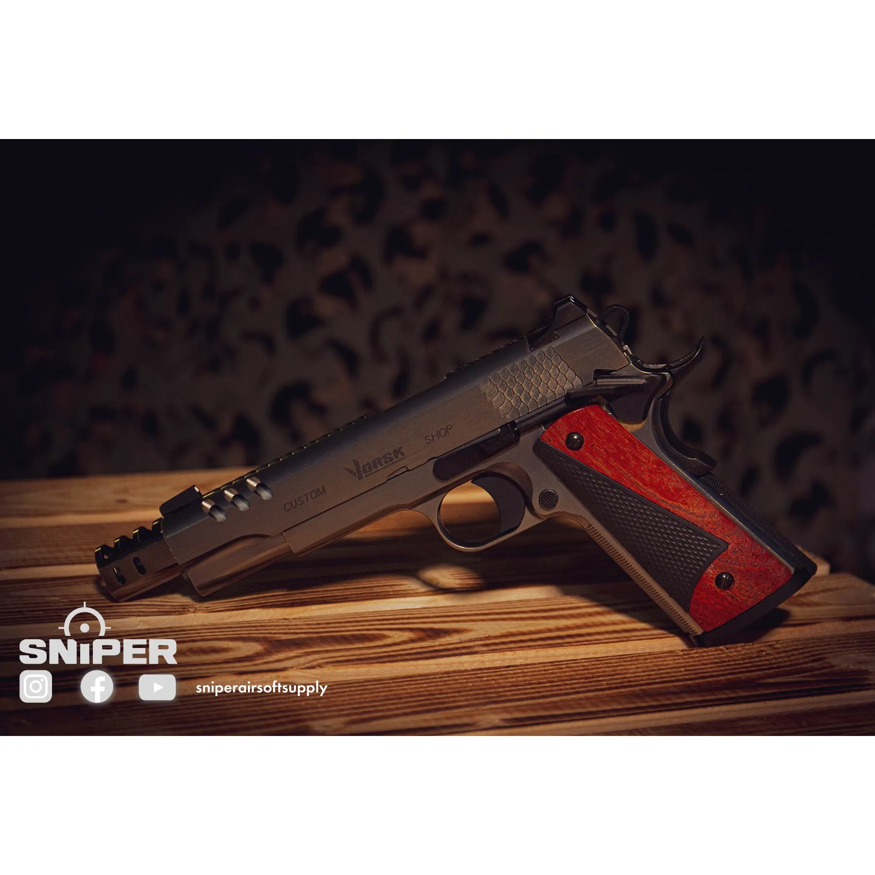 Vorsk CS Defender Pro MEU GBB, Brushed Aluminium Vorsk CS Defender Pro MEU GBB, Brushed Aluminium