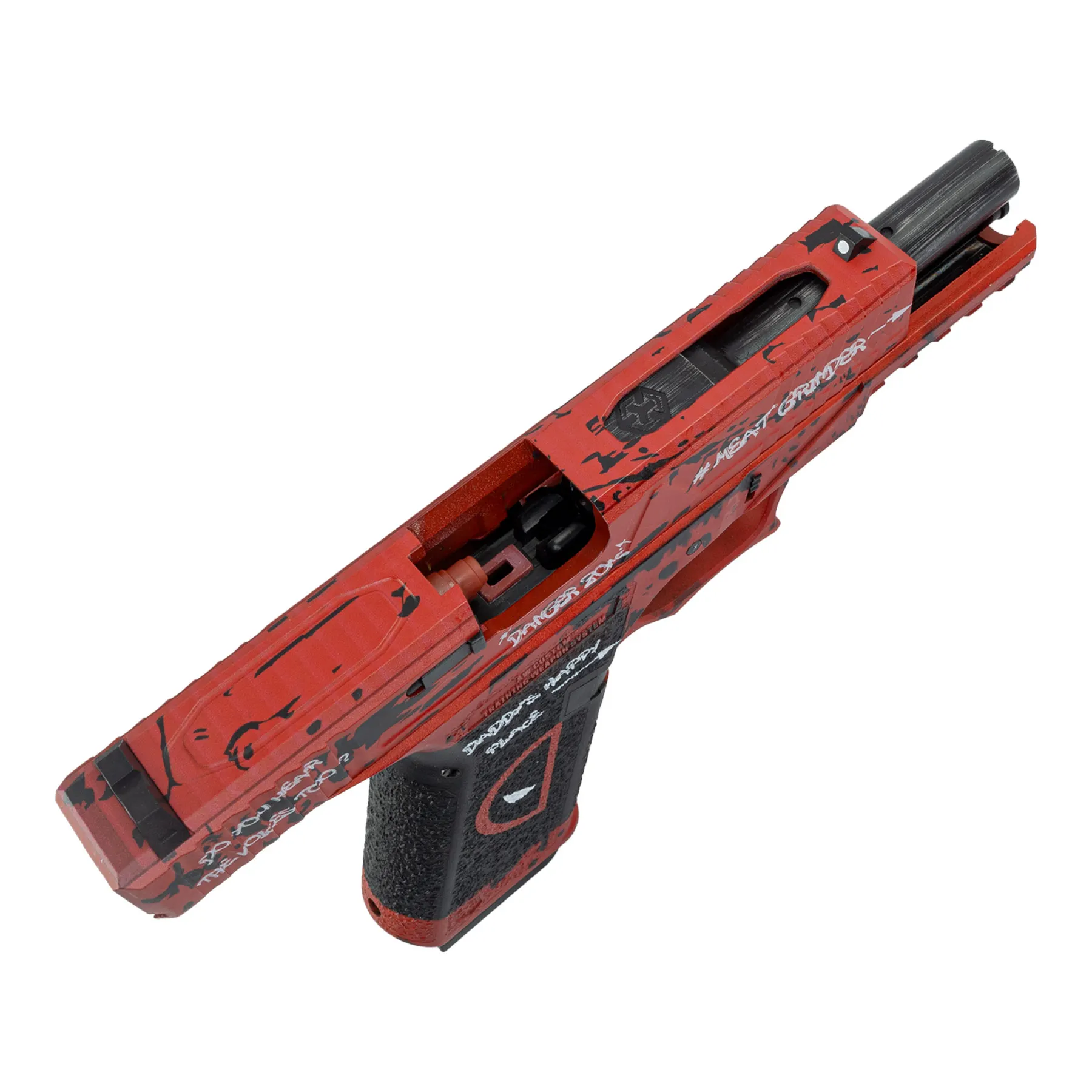 AW Custom VX7 GBB, Red Version Open Slide AW Custom VX7 GBB, Red Version Open Slide