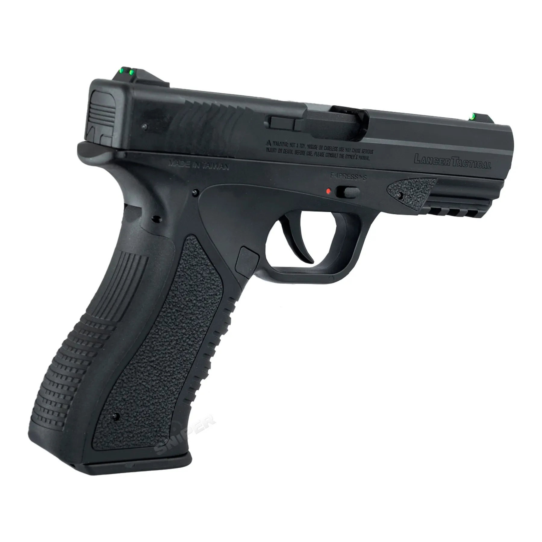 Lancer Tactical LTX-3 Softairpistole, Co2, GBB