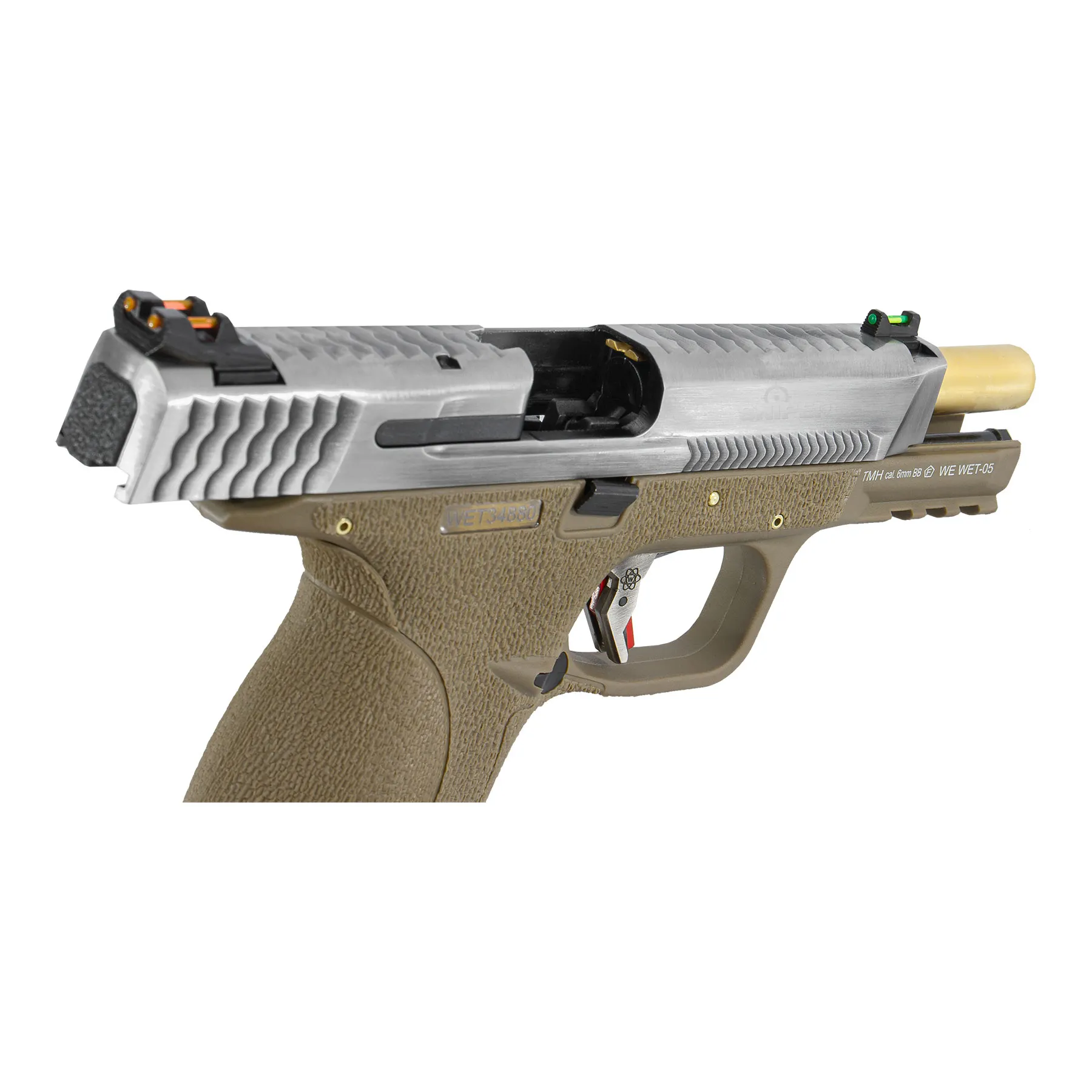 WET-05 SV Gold Barrel Metal Version GBB, FDE