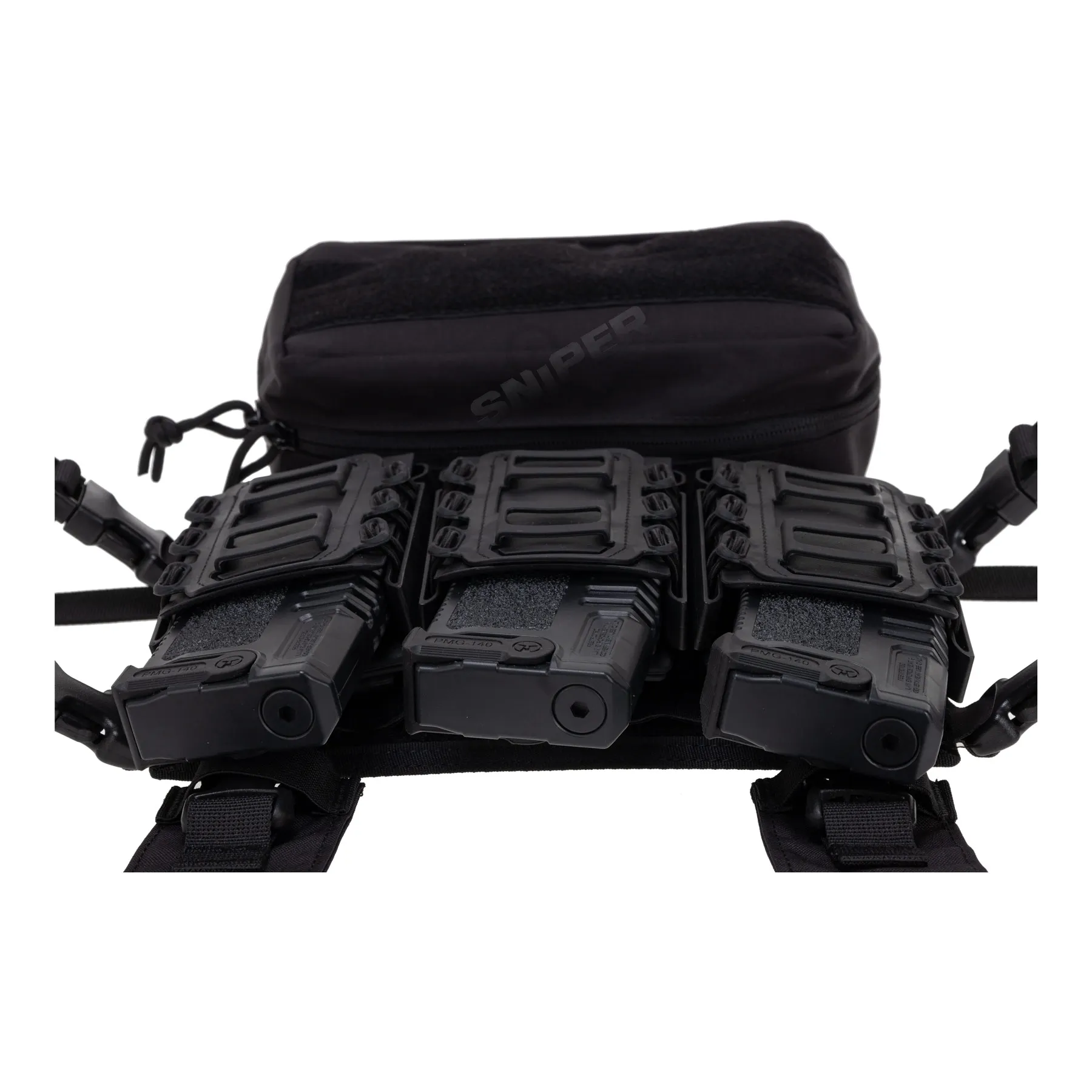 Reapo Laser-Cut Chest Rig, Black
