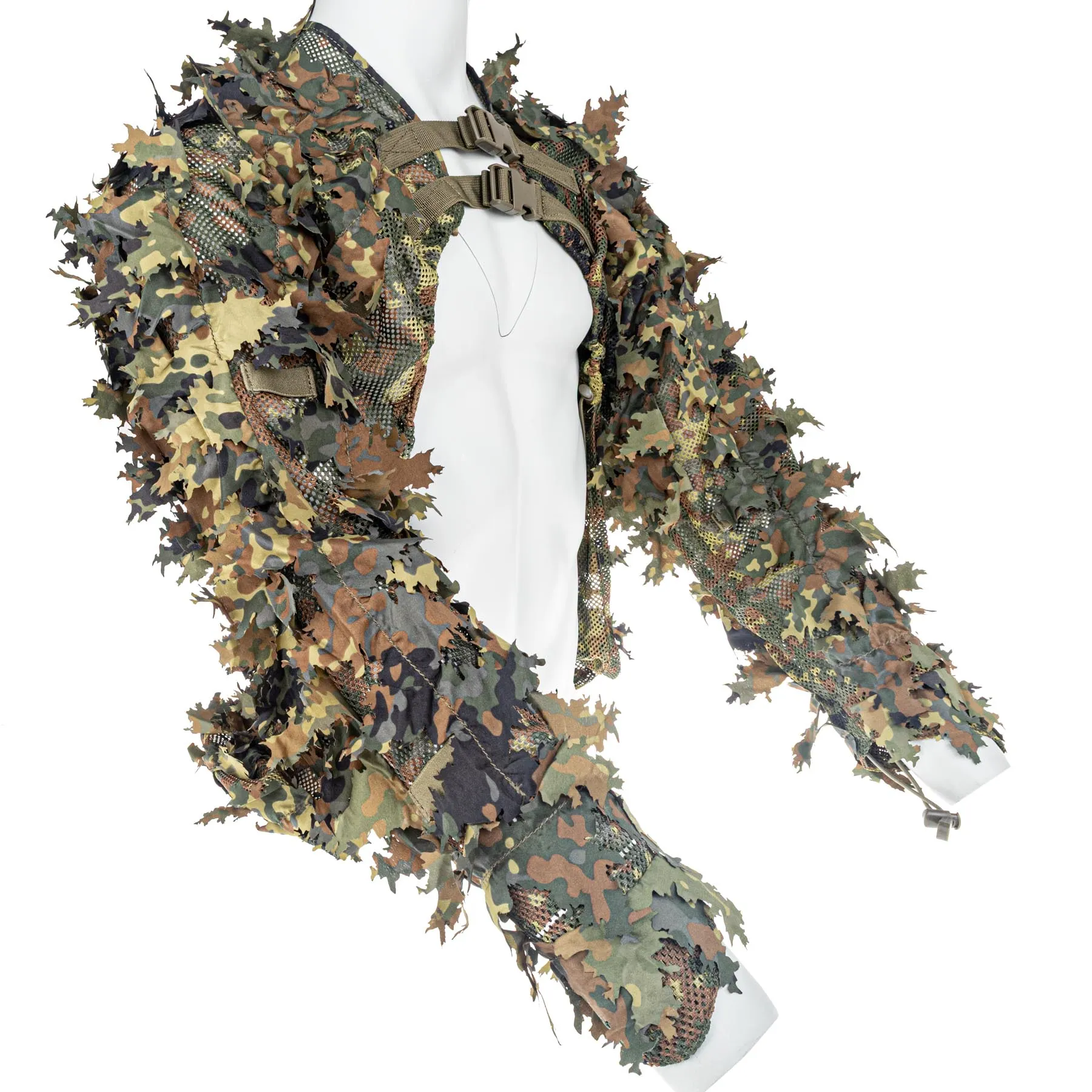 Novritsch 3D Ghillie Shoulder Piece, Flecktarn