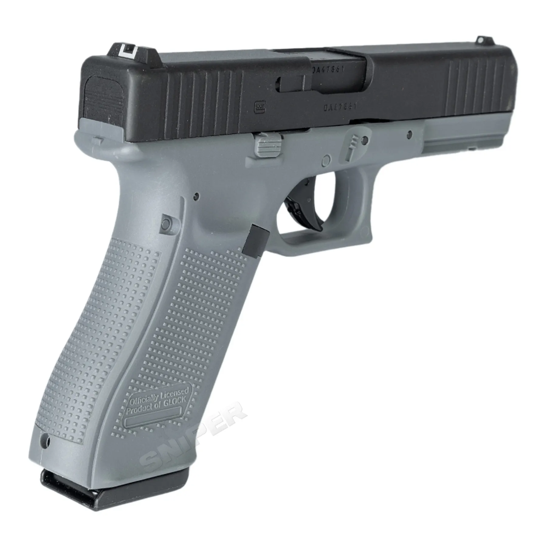 Glock 17 Gen 5 CO2 Softair Pistole, Tungsten Gray