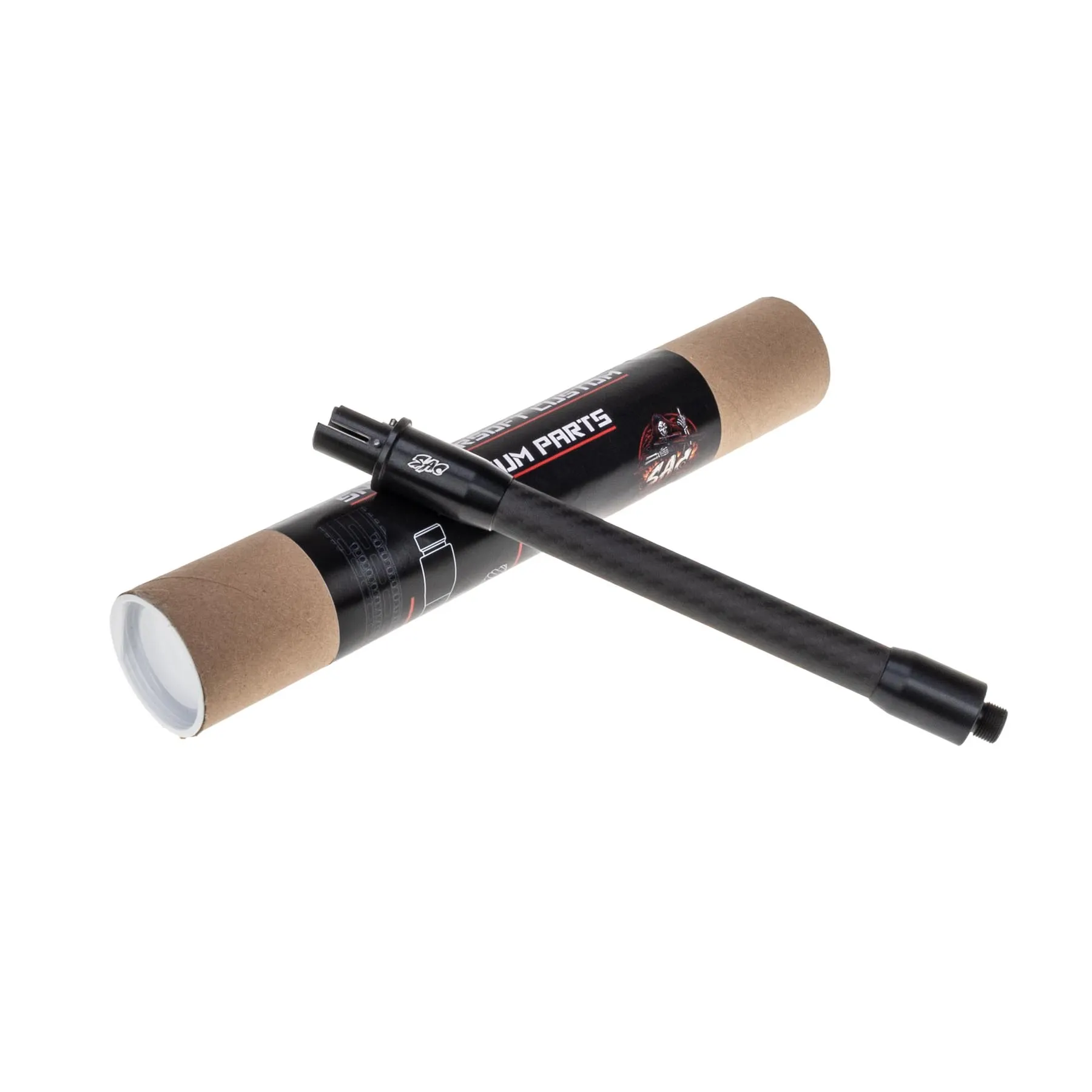 SAC Hybrid Carbon-CNC M4 Outer Barrel 10", Black