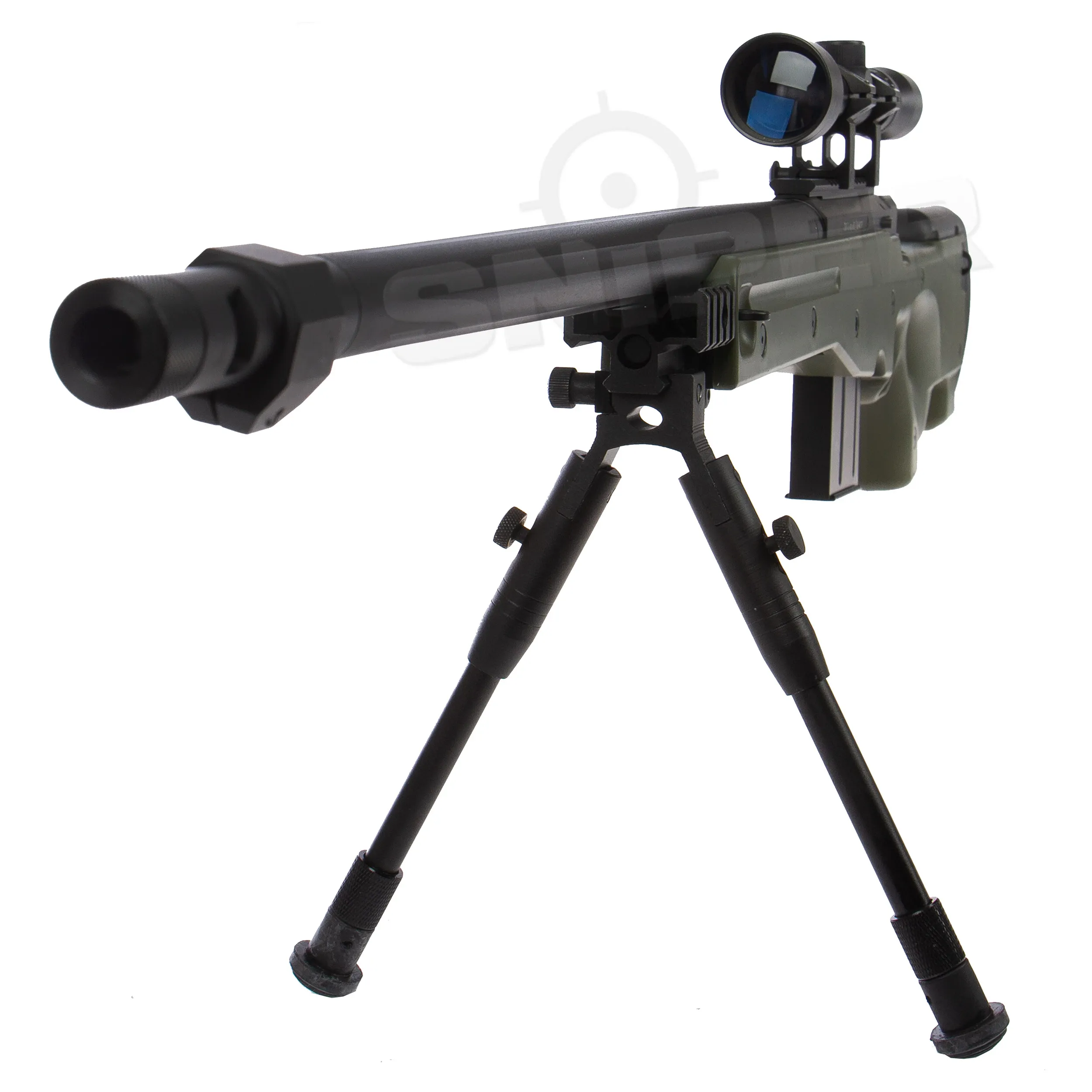 MB01 AWP FH Scharfschützengewehr Upgraded Softair Sniper Set, OD