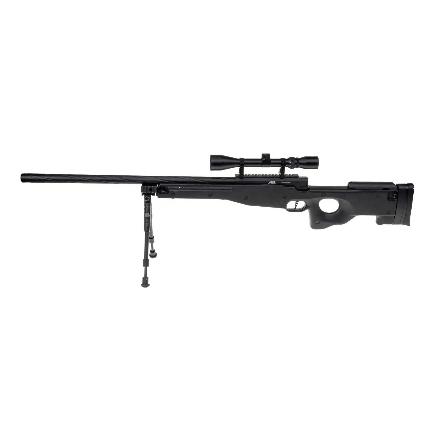 WELL MB01 L96 Upgraded Version w/ Scope & Bipod, Black