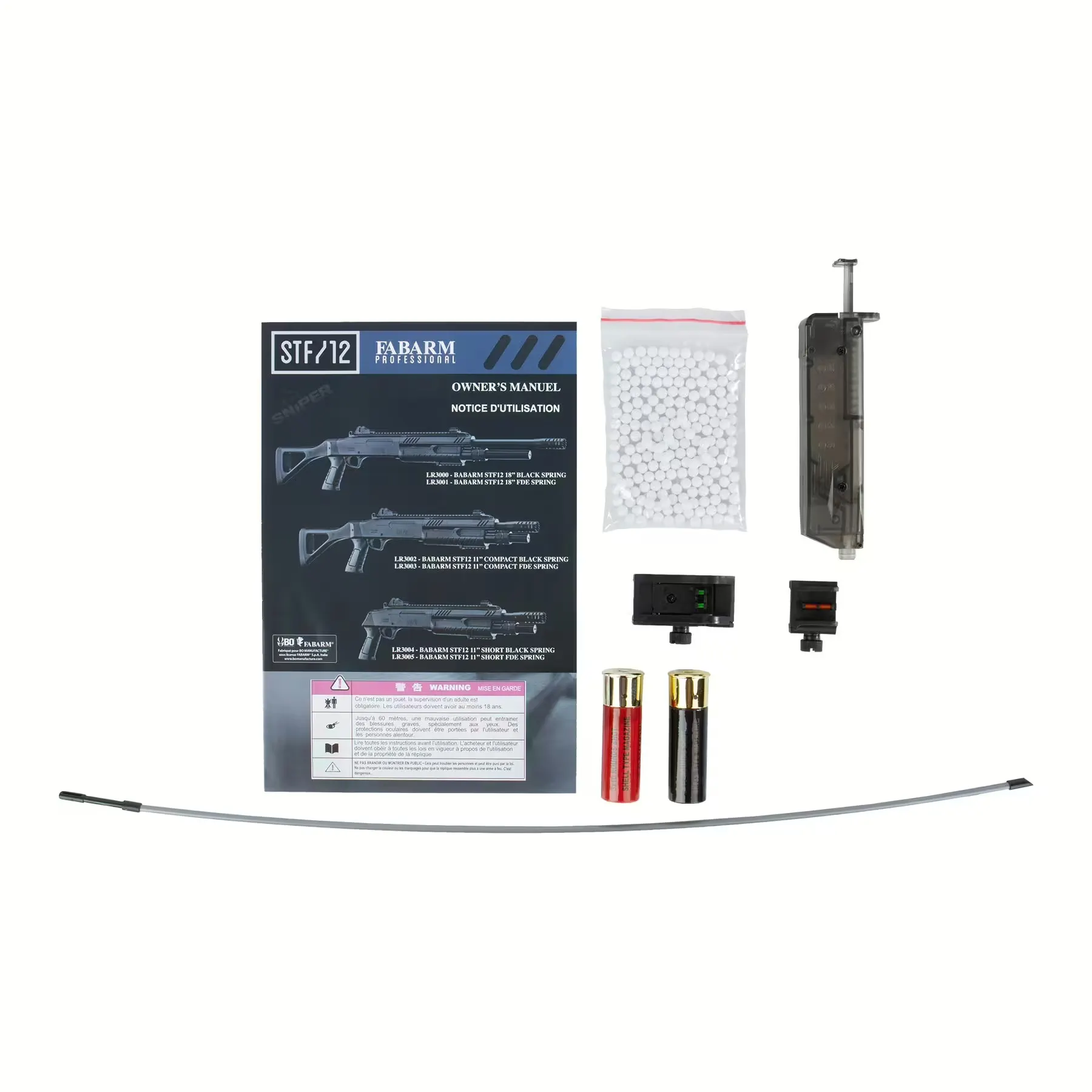 FABARM STFS 11" Pumpgun, Black