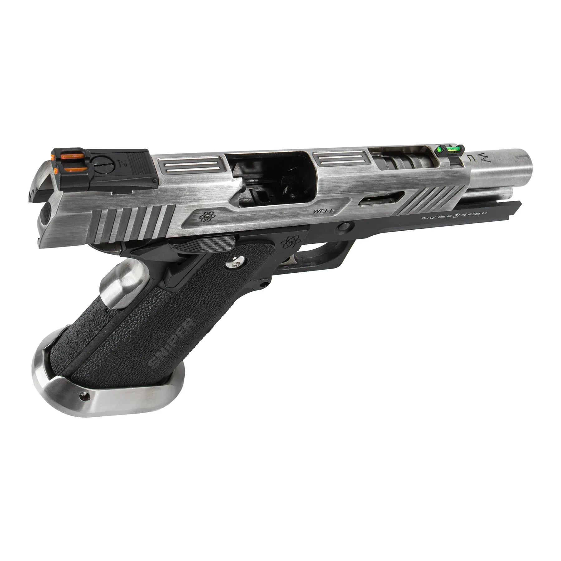 WE Hi-Capa 4.3 Force Full Metal Silver GBB Softair