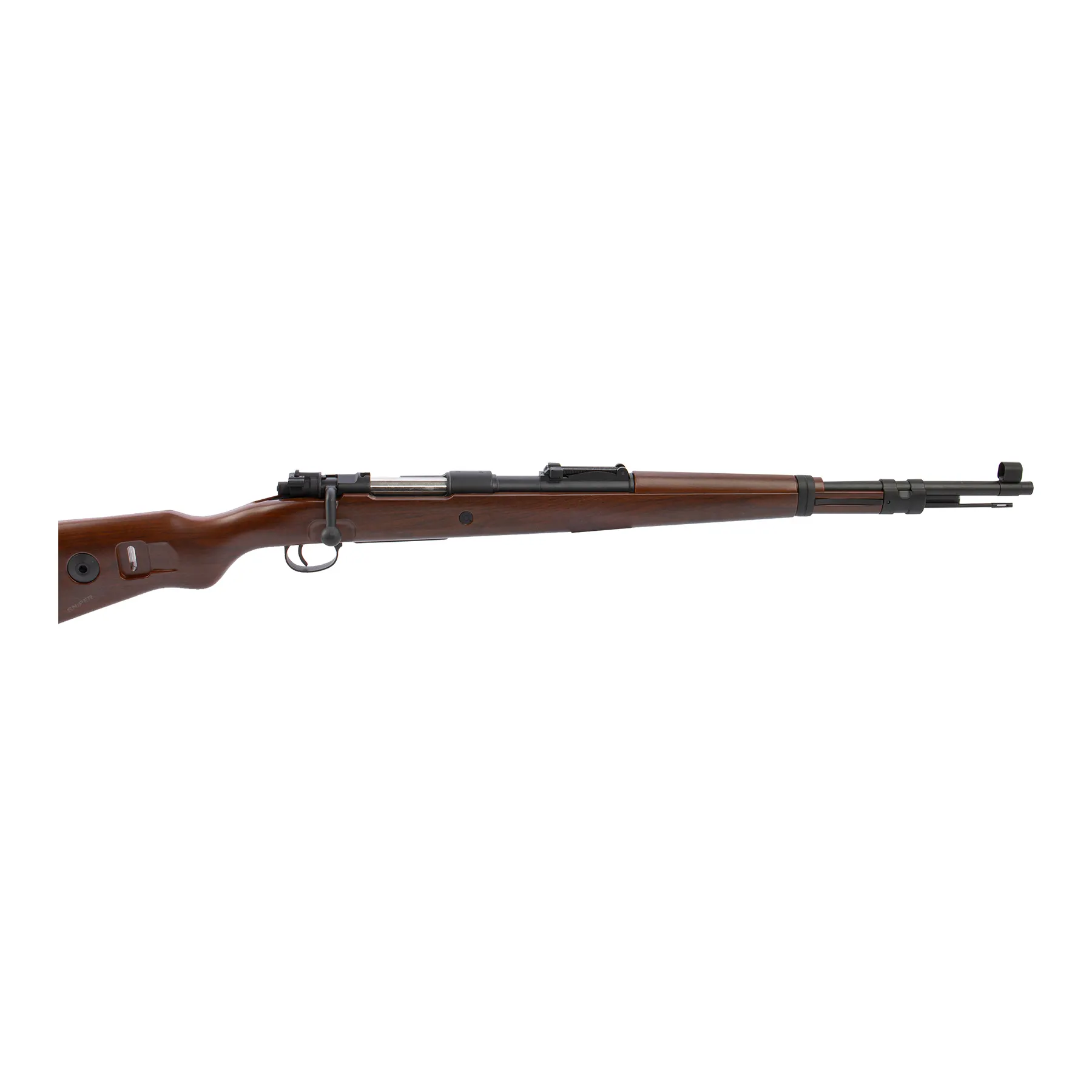 Kar98K Spring Sniper Rifle, Holz-Look Version Kar98K Spring Scharfschützengewehr & Scope, Holz-Look