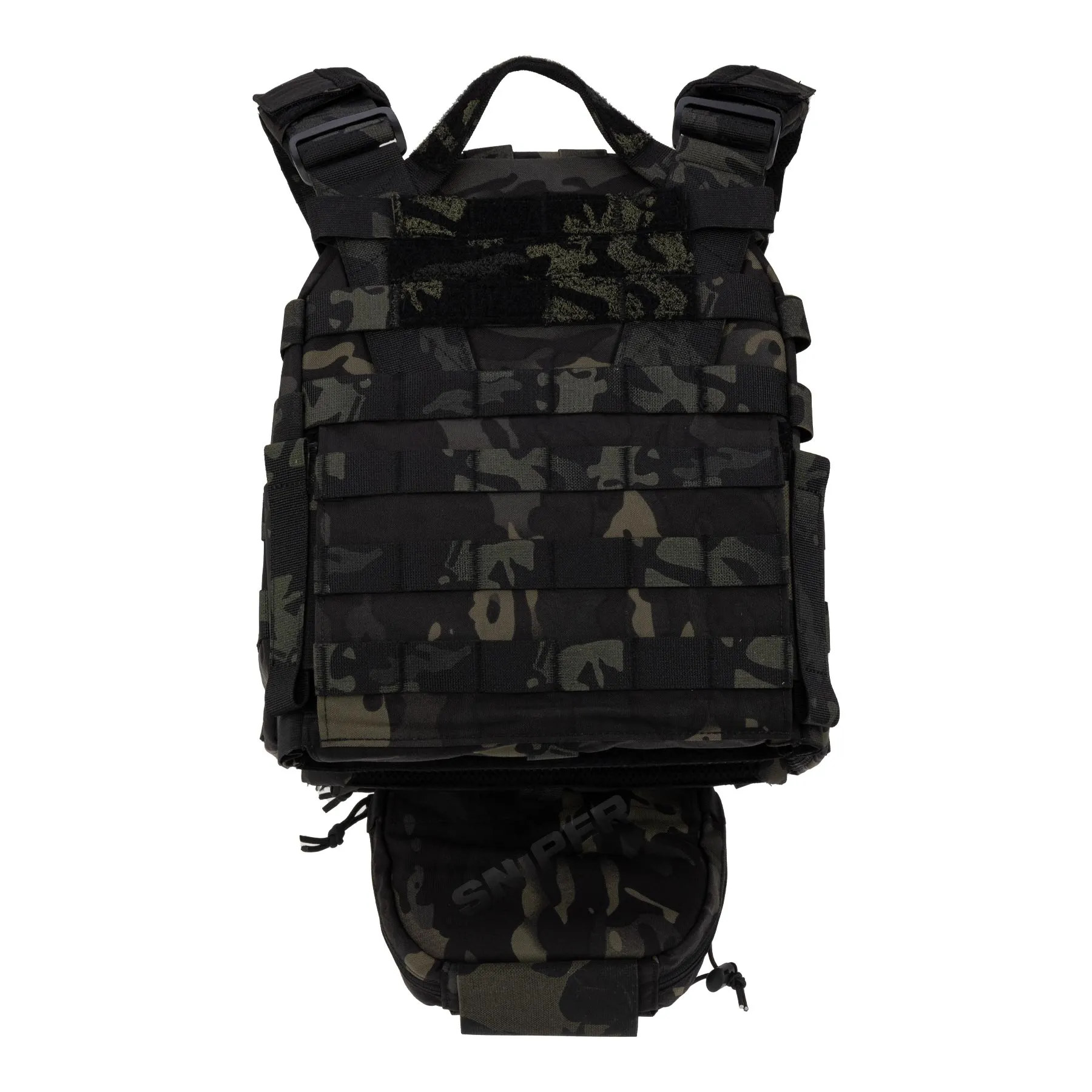 Reapo Massive Reaction Tactical Plate Carrier, Multicam Black