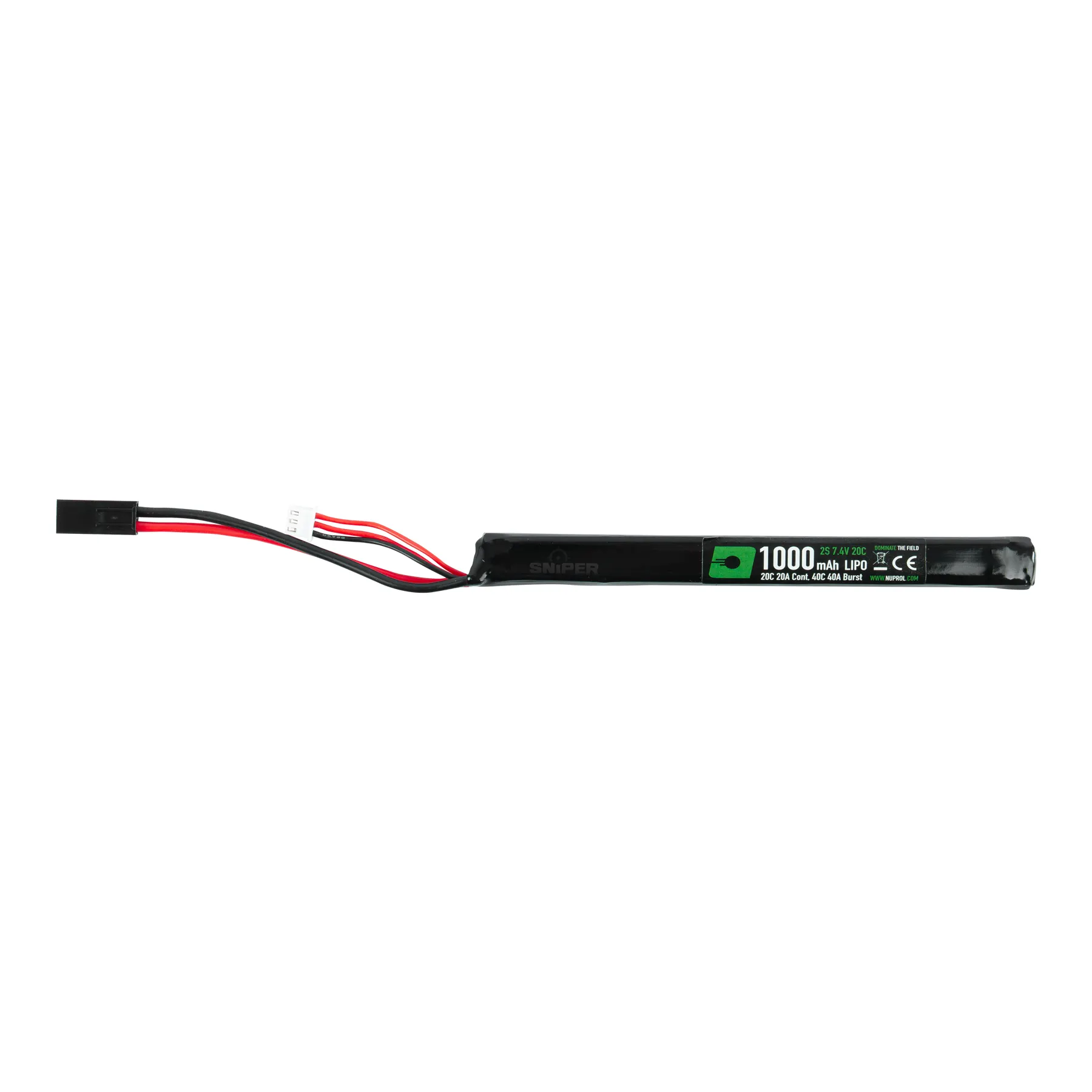 Tamiya 7,4V 1000mAh 20C LiPo Akku, 1 Stick