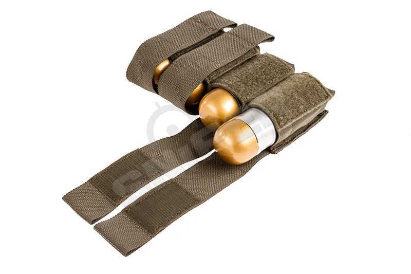 Quad 40mm Shell Velcro Pouch, Ranger Green