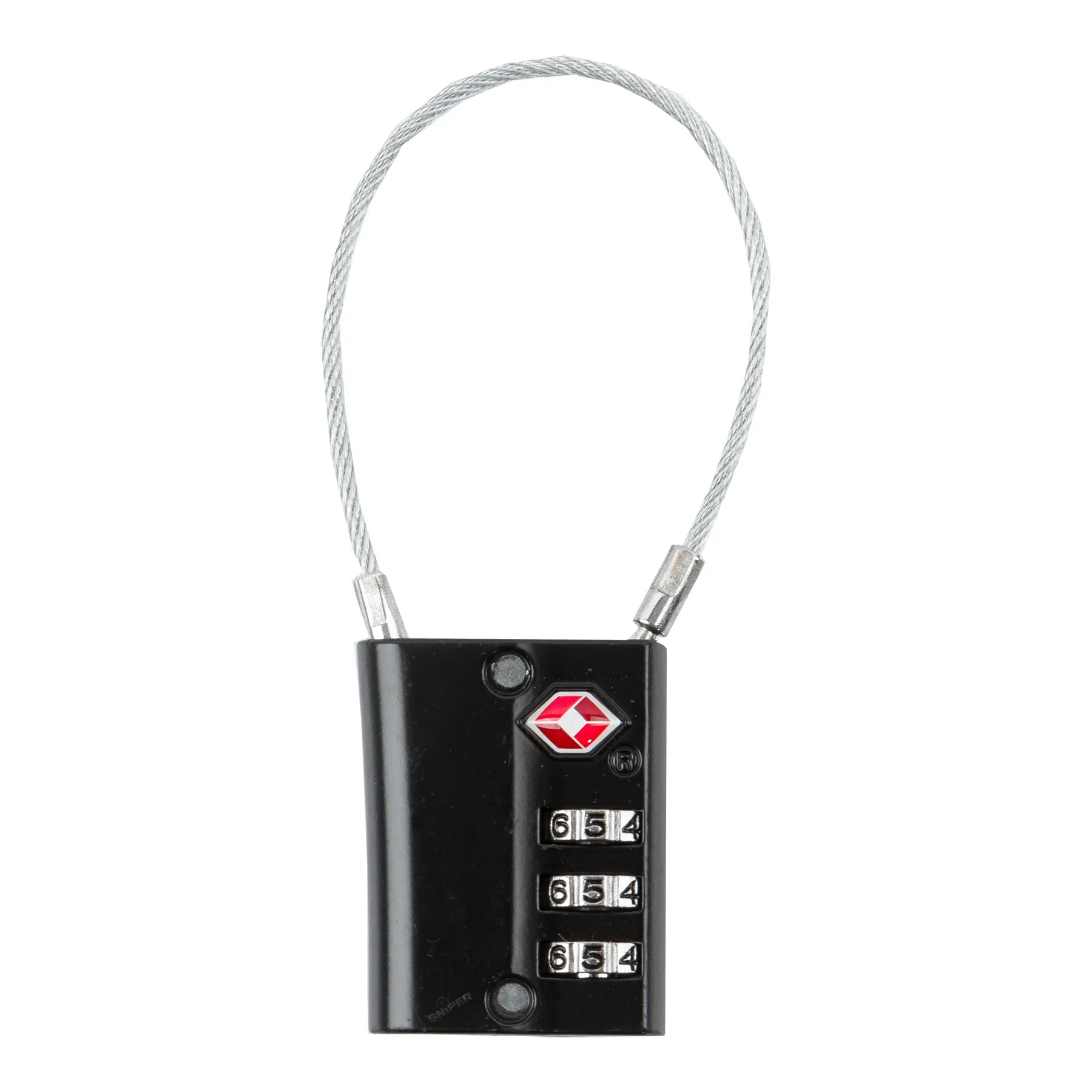 Reapo XL Zahlenschloss TSA lock, Black Reapo XL Zahlenschloss TSA lock, Black