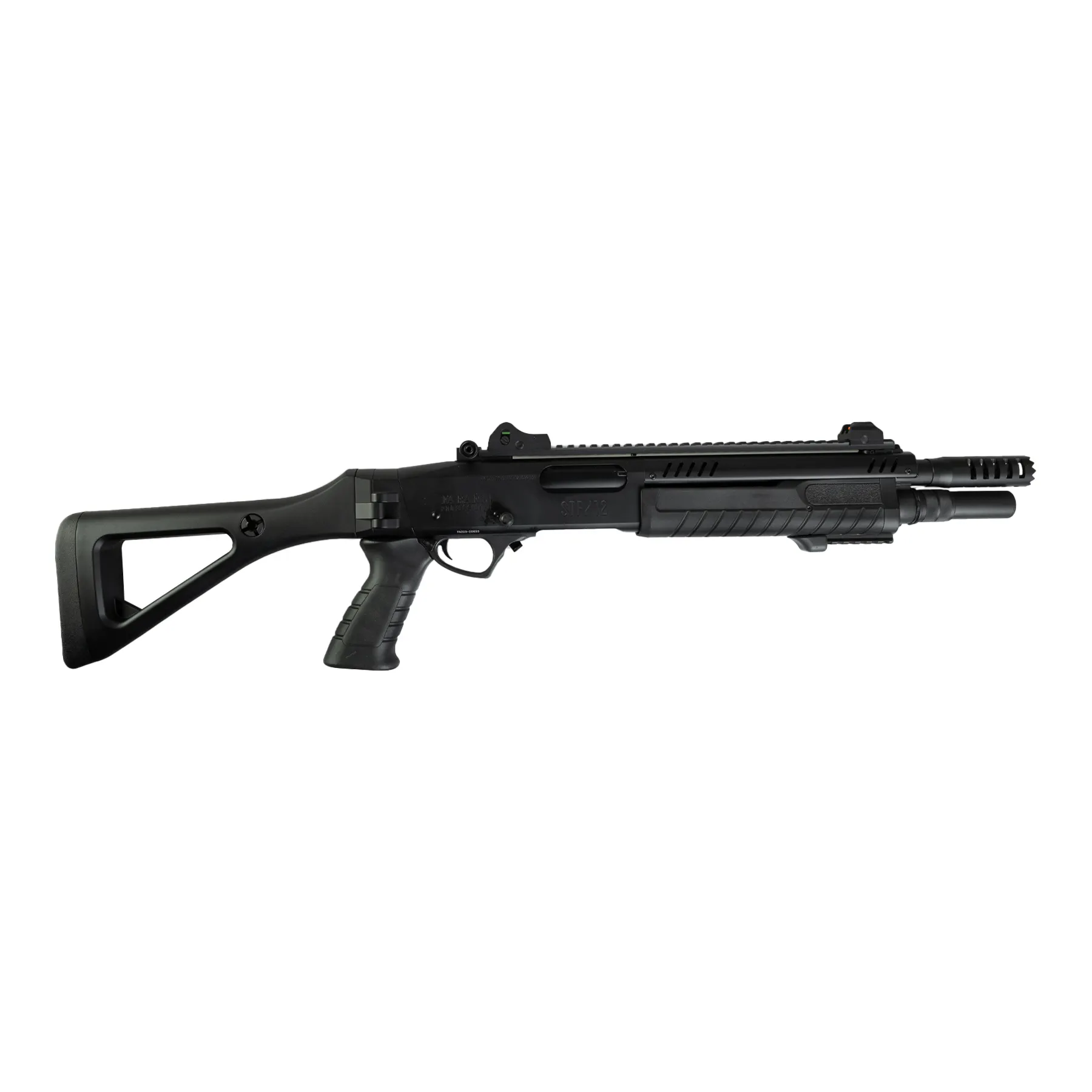 Fabarm STF12 Compact 11" Gas Pumpgun, Black