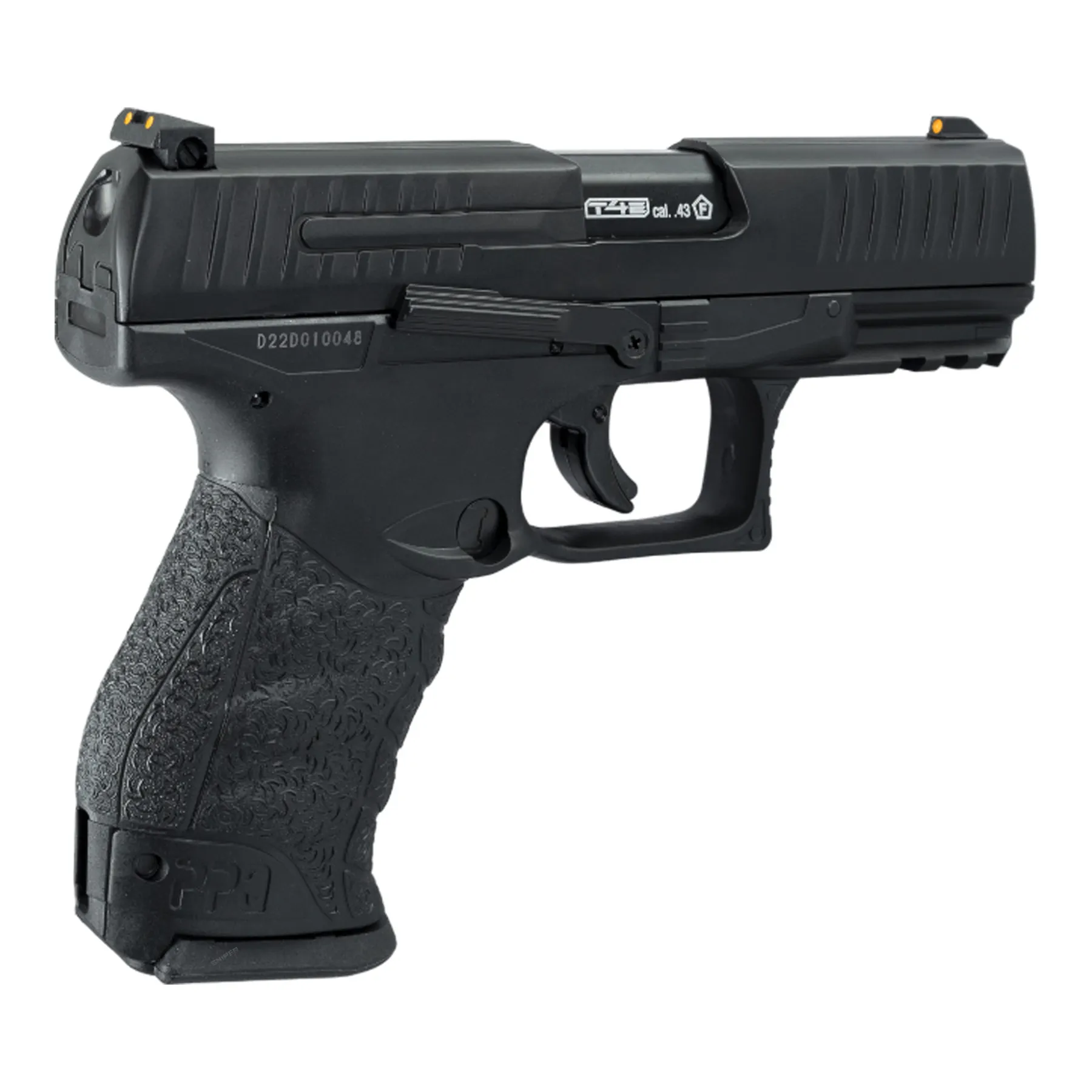 RAM Pistole T4E Walther PPQ M2 43 Cal, Black RAM Pistole T4E Walther PPQ M2 43 Cal, Black