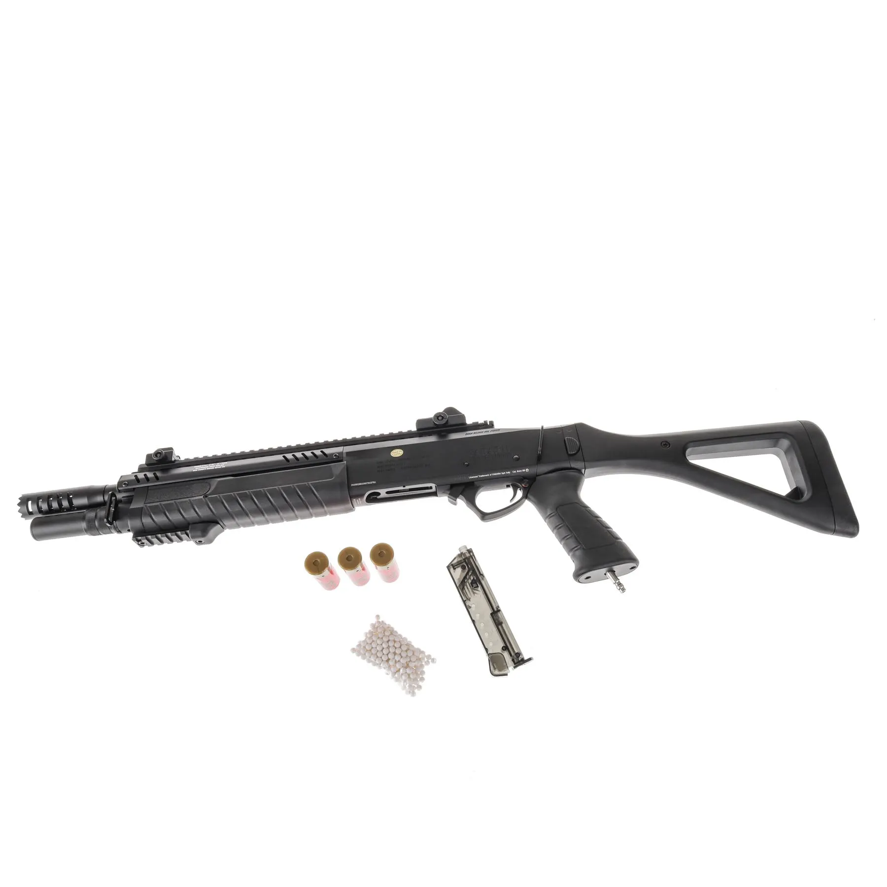 Fabarm STF12 Compact 11" HPA Pumpgun, Black