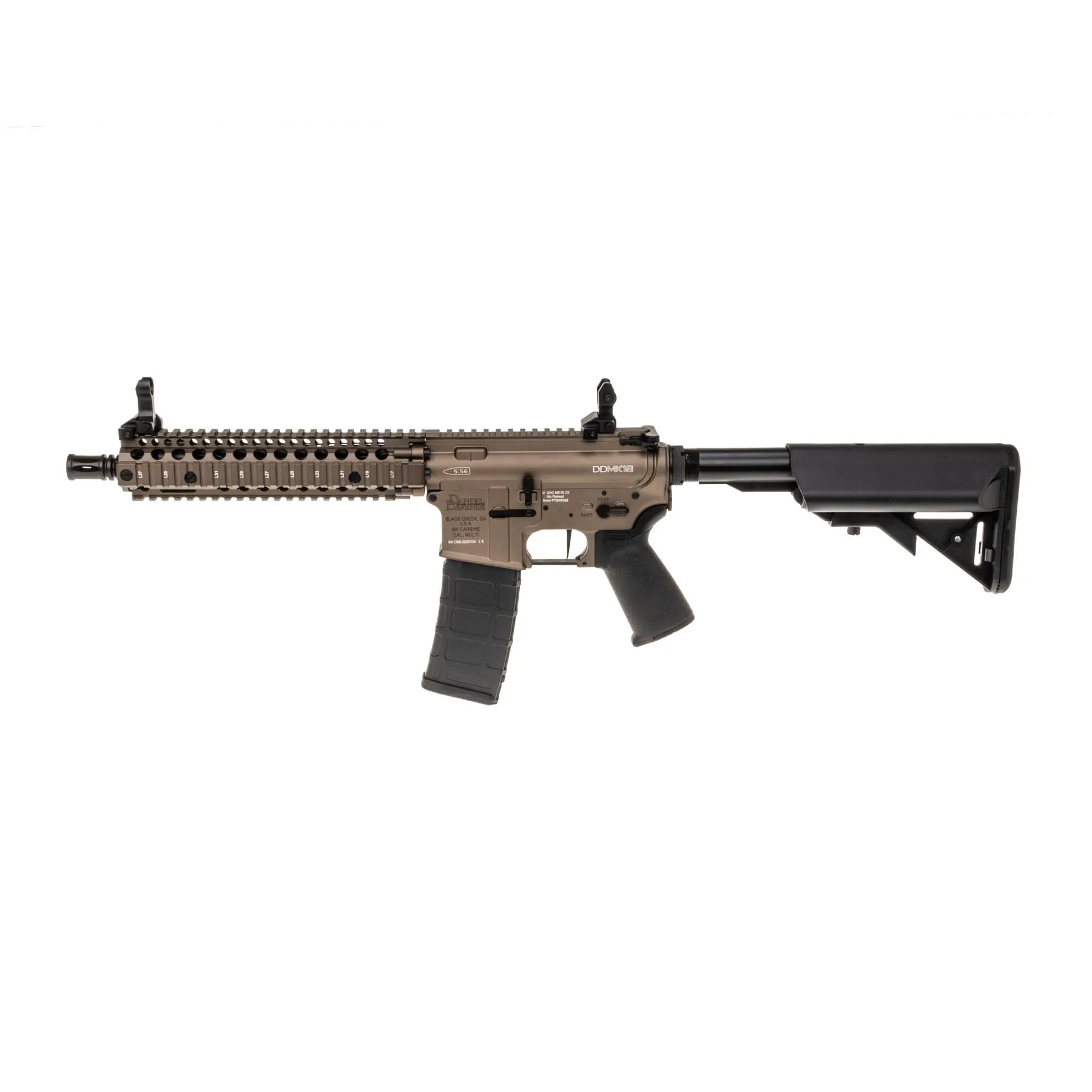 SAC (Full Build) - MK18 Daniel Defense (CYMA)- Crazy Performance Edition, Tan