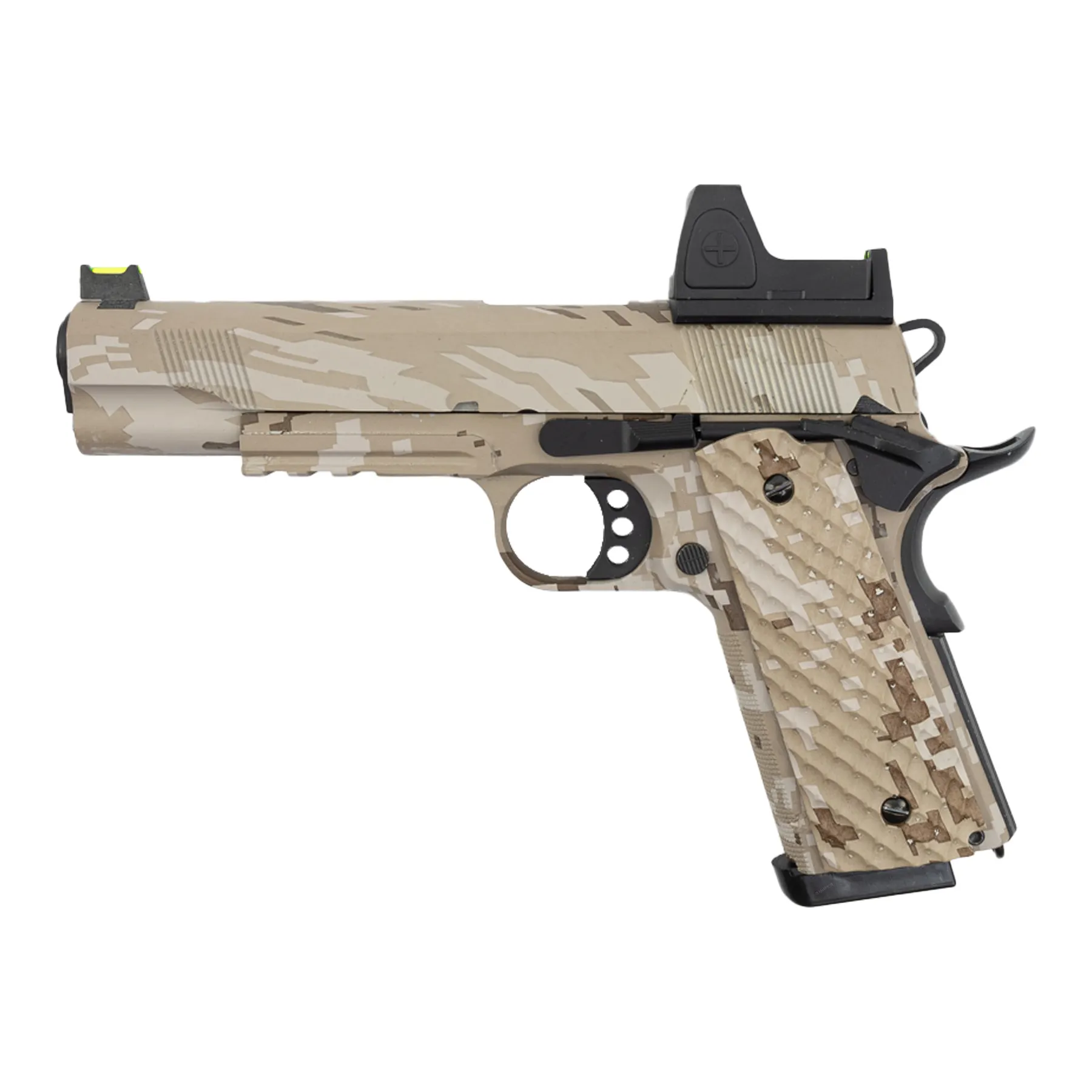 Raven 1911 BDS MEU Railed GBB, Digi Desert Raven 1911 BDS MEU Railed GBB, Digi Desert