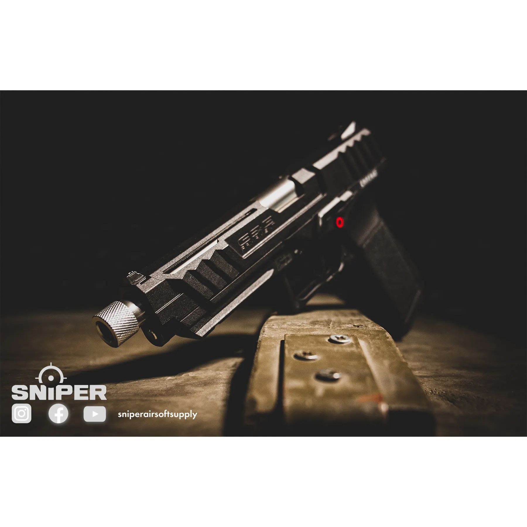 G&G GTP 9 Black GBB Softair Pistole