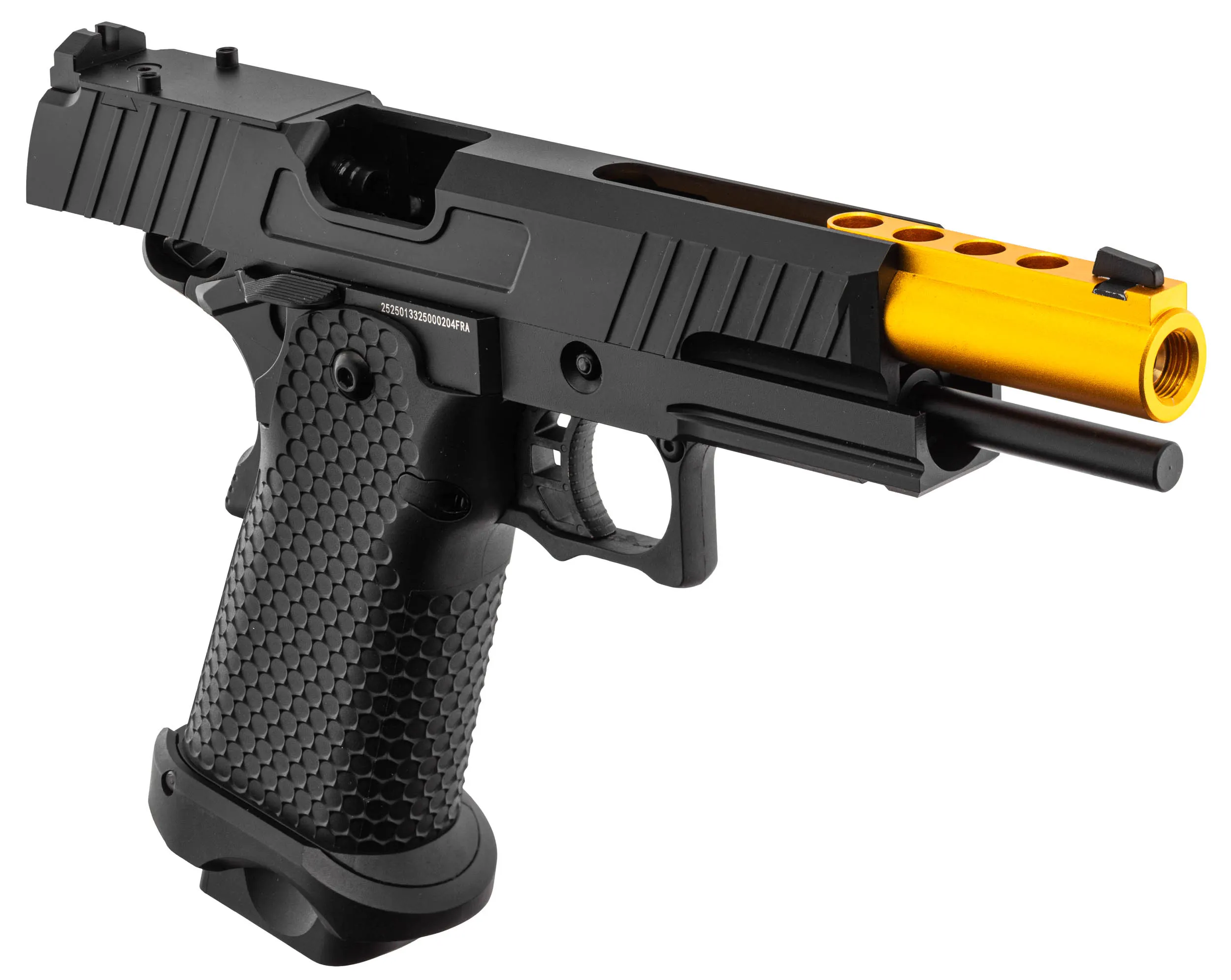 Golden Eagle 5.1 Hi-Capa GBB Airsoft Pistole, Black/Gold