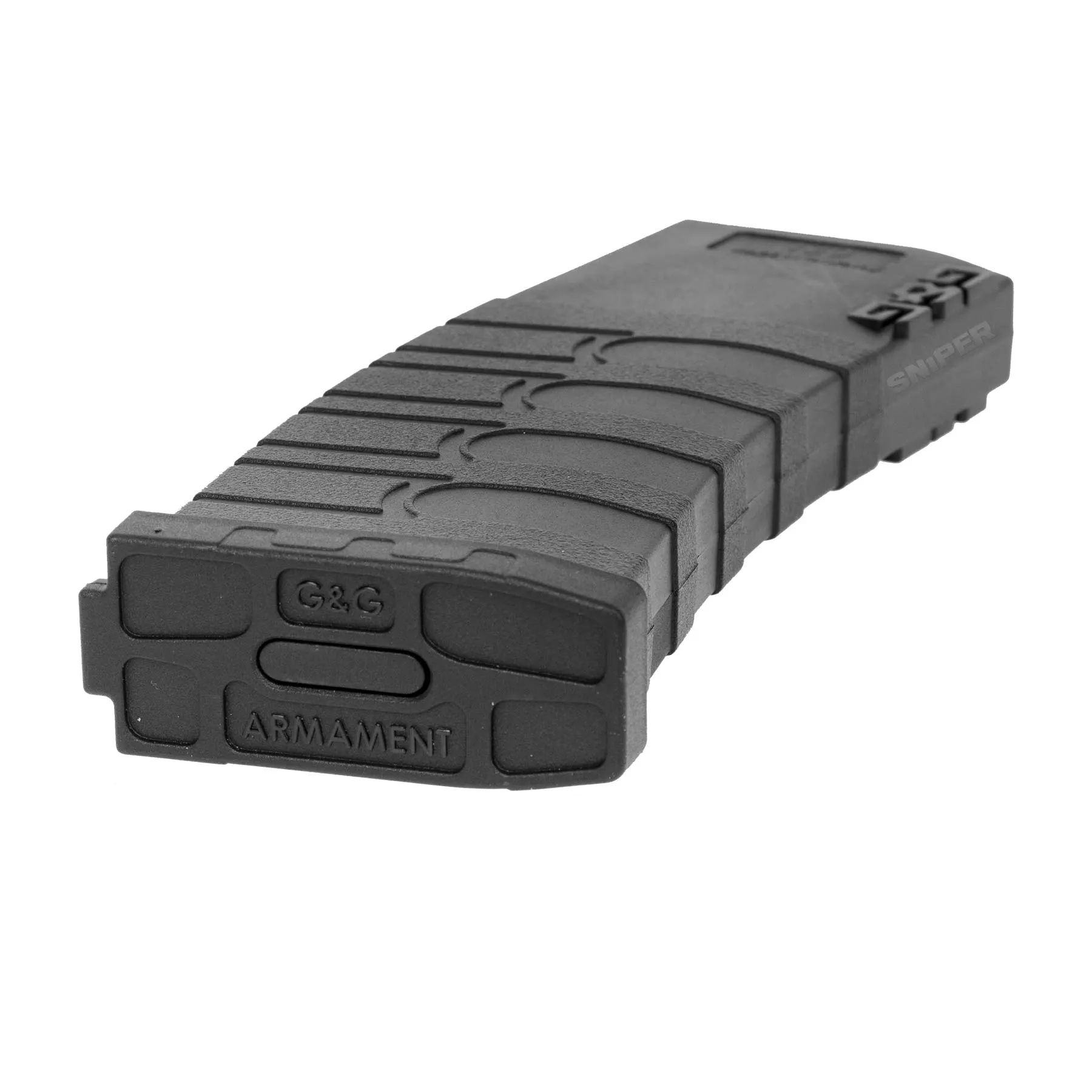 M4 Mid Cap Magazin Kunststoff (120rds), black