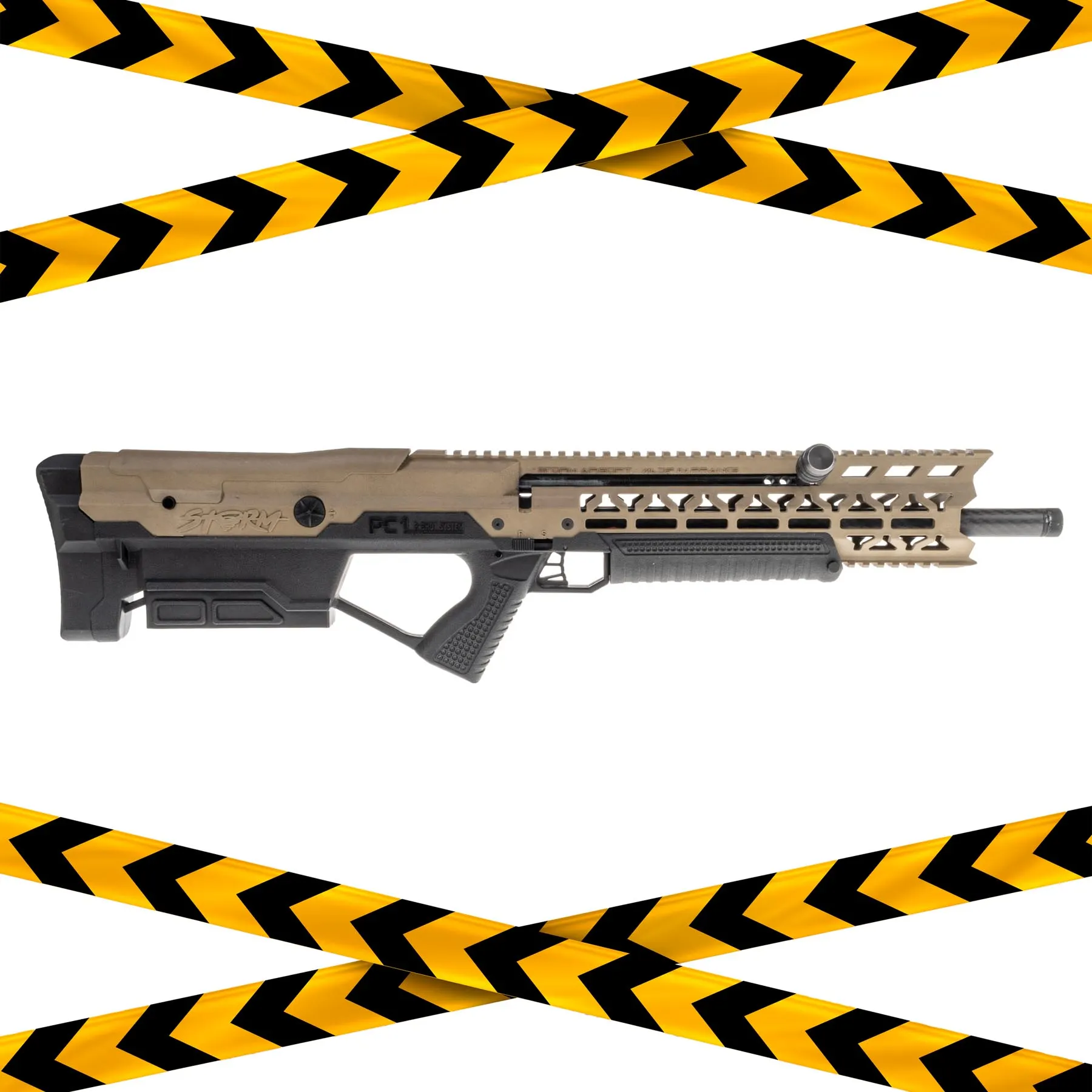 B-Ware STORM PC-1 Electro Pneumatic Scharfschützengewehr, Tan