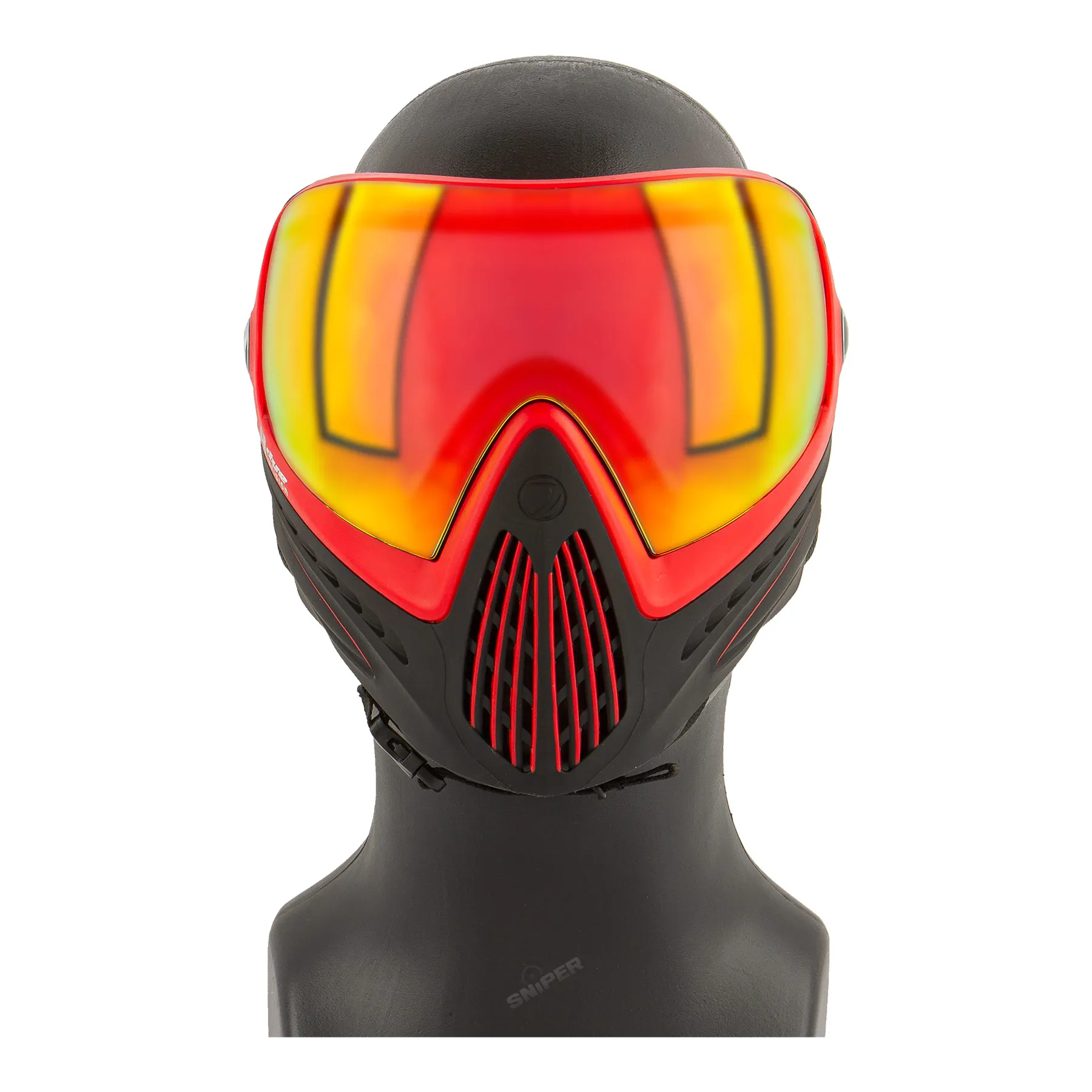 DYE I4 PRO Thermal Mask Meltdown, black red DYE I4 PRO Thermal Mask Meltdown, black red