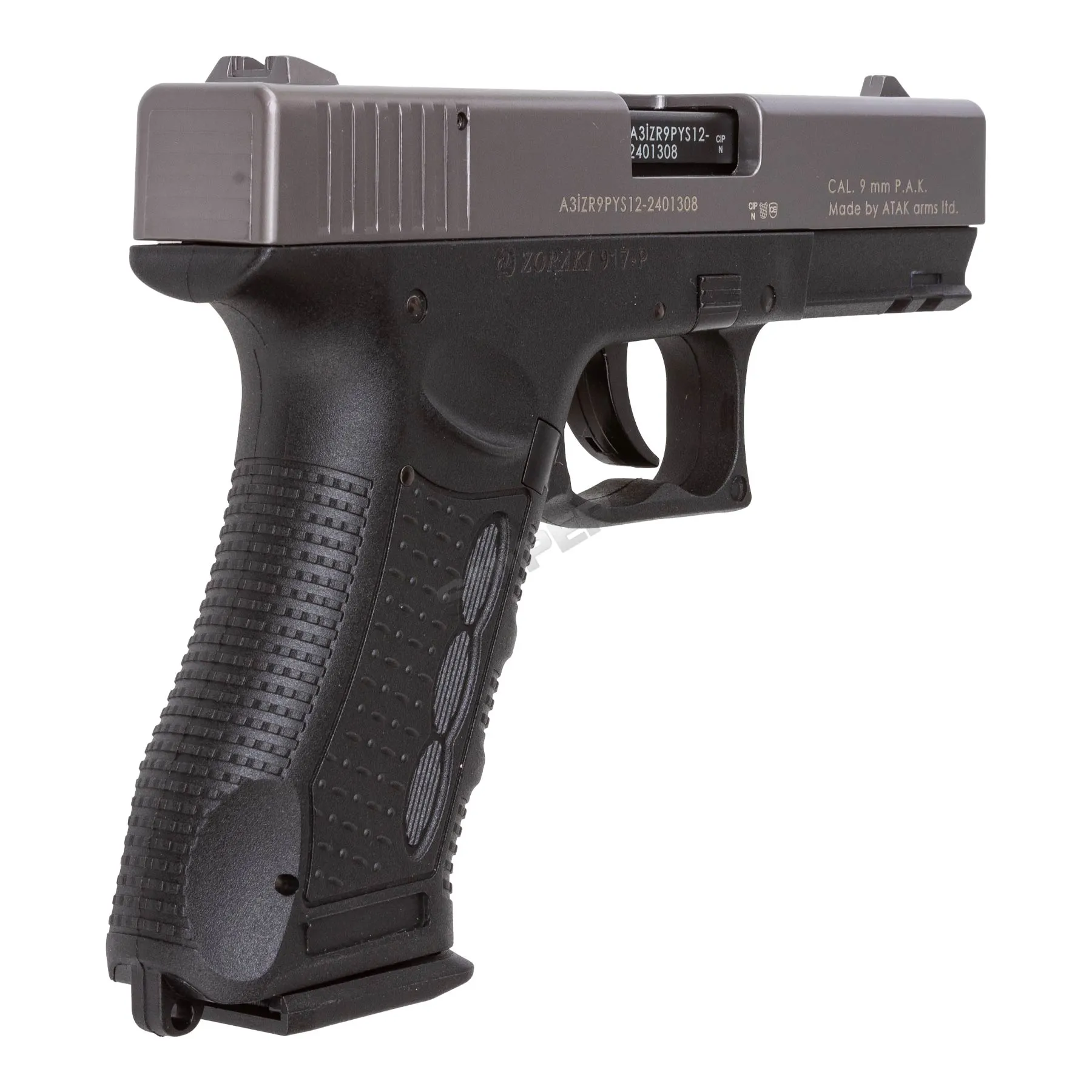 Zoraki 917 9mm P.A.K. Schreckschusspistole, Titan