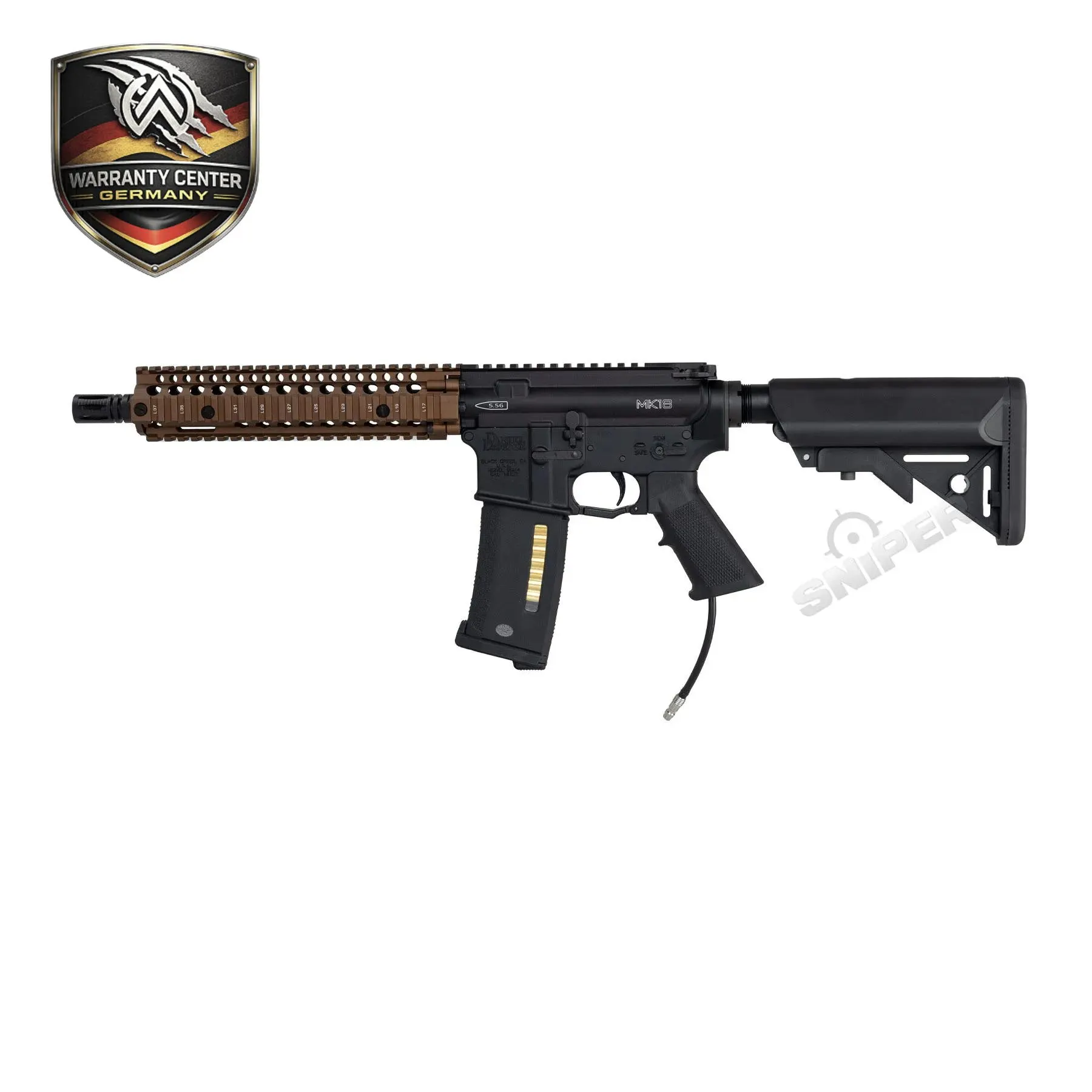 MTW EMG Daniel Defense Special Edition MK18 HPA, dualtone