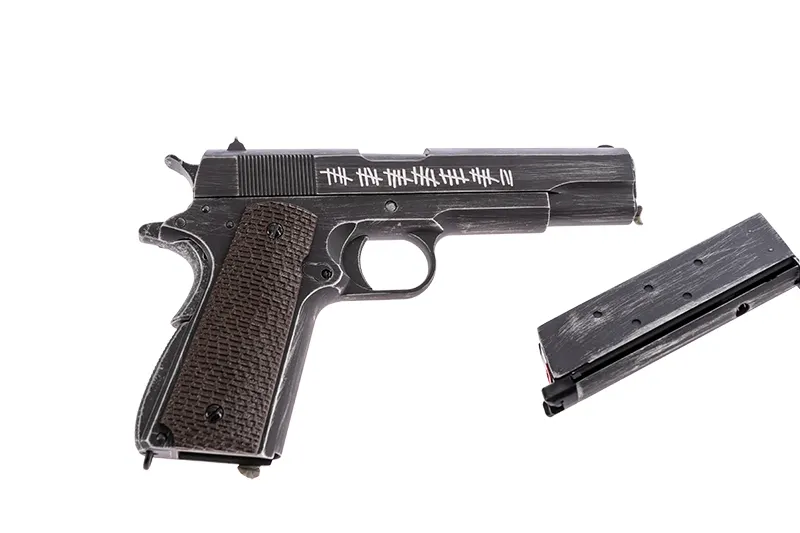 M1911 Molon Labe, black GBB