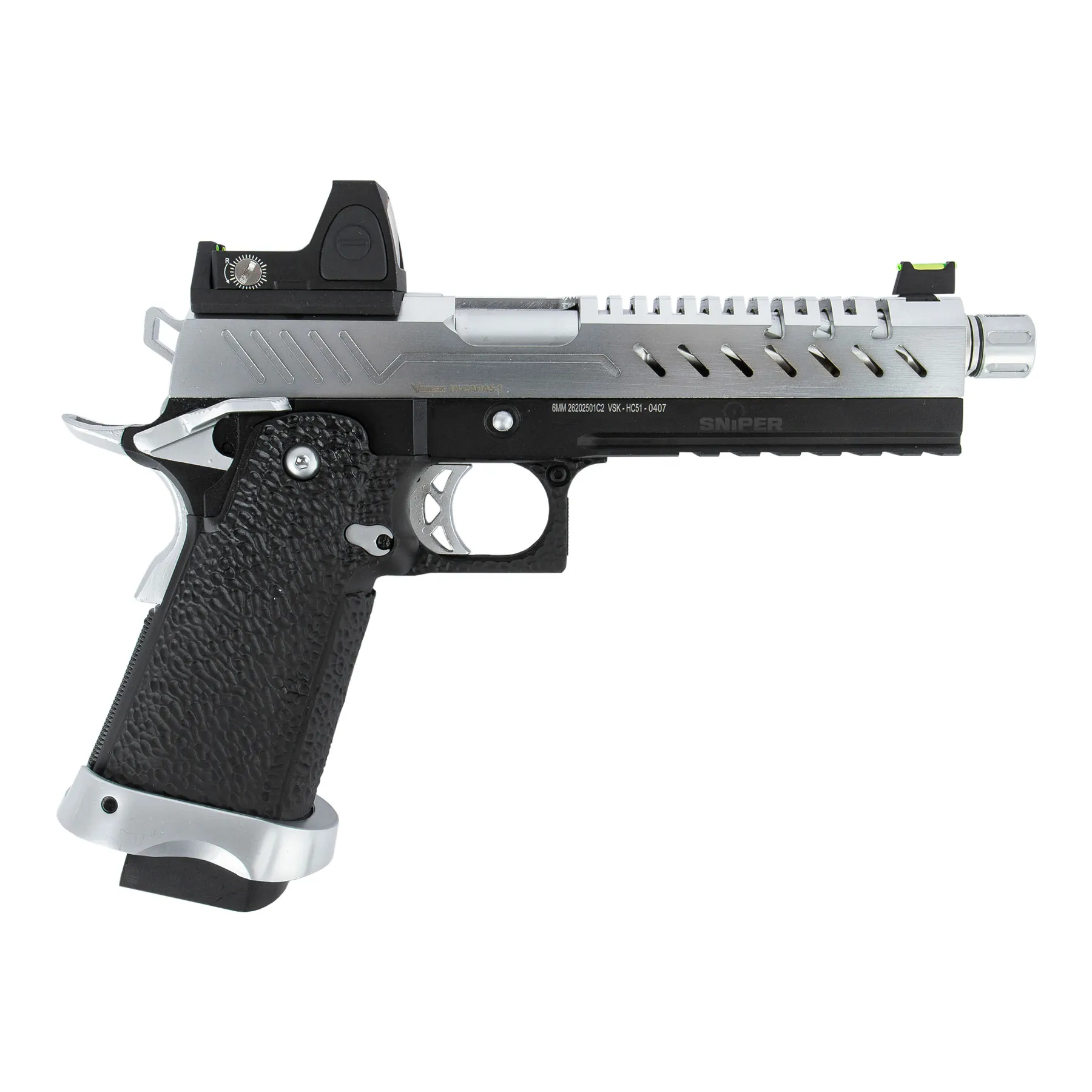 Vorsk Hi-Capa 5.1 BDS Chrome GBB Softair Pistole