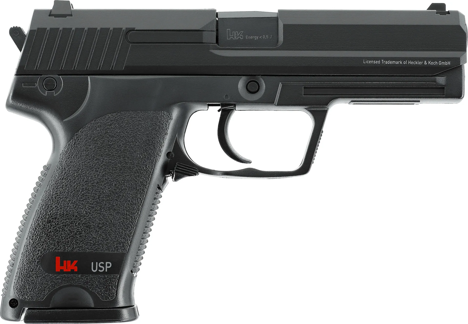 Heckler und Koch USP Federdruck Pistole < 0,5J, Black Heckler und Koch USP Federdruck Pistole < 0,5J, Black