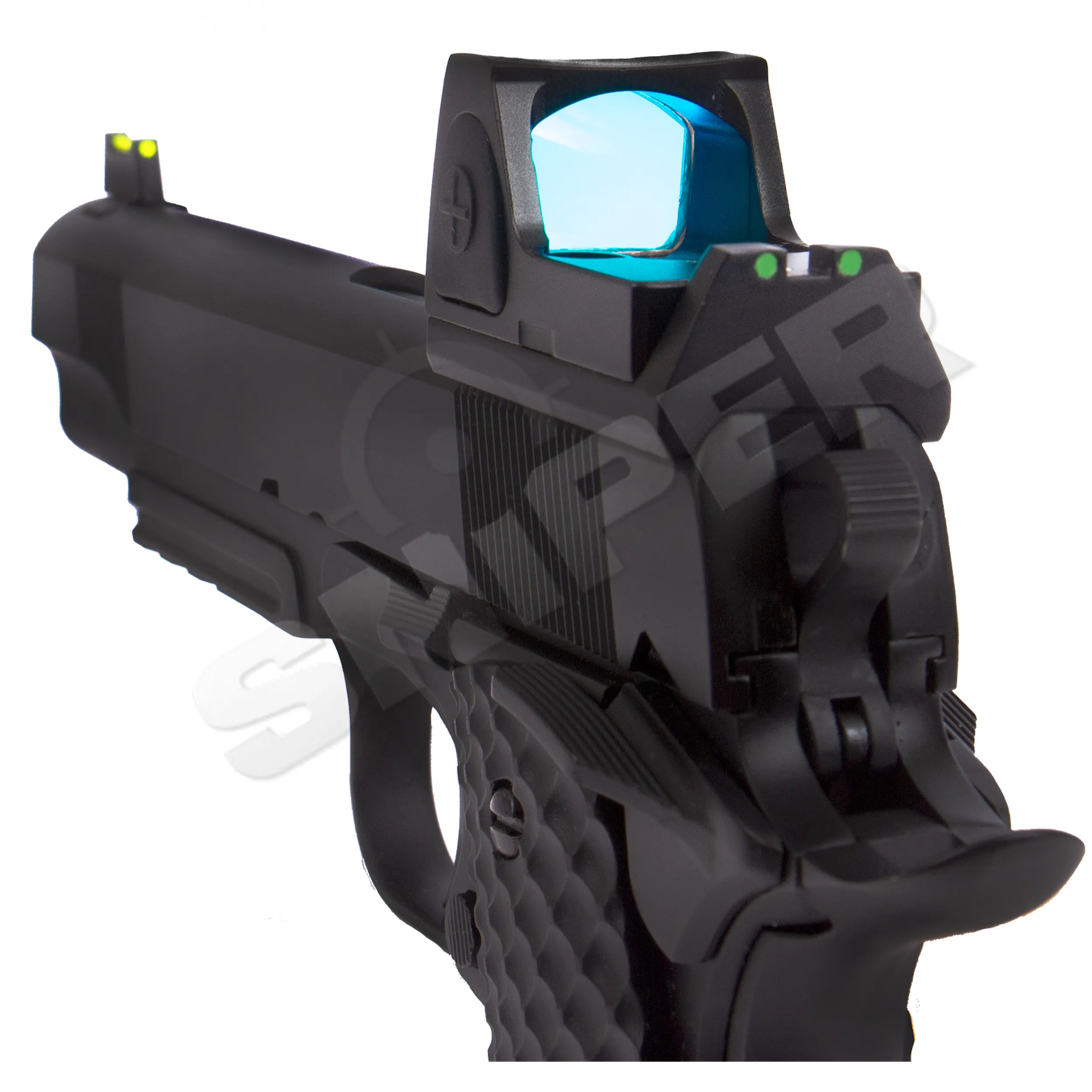 Raven 1911 MEU RMR Railed GBB, Black