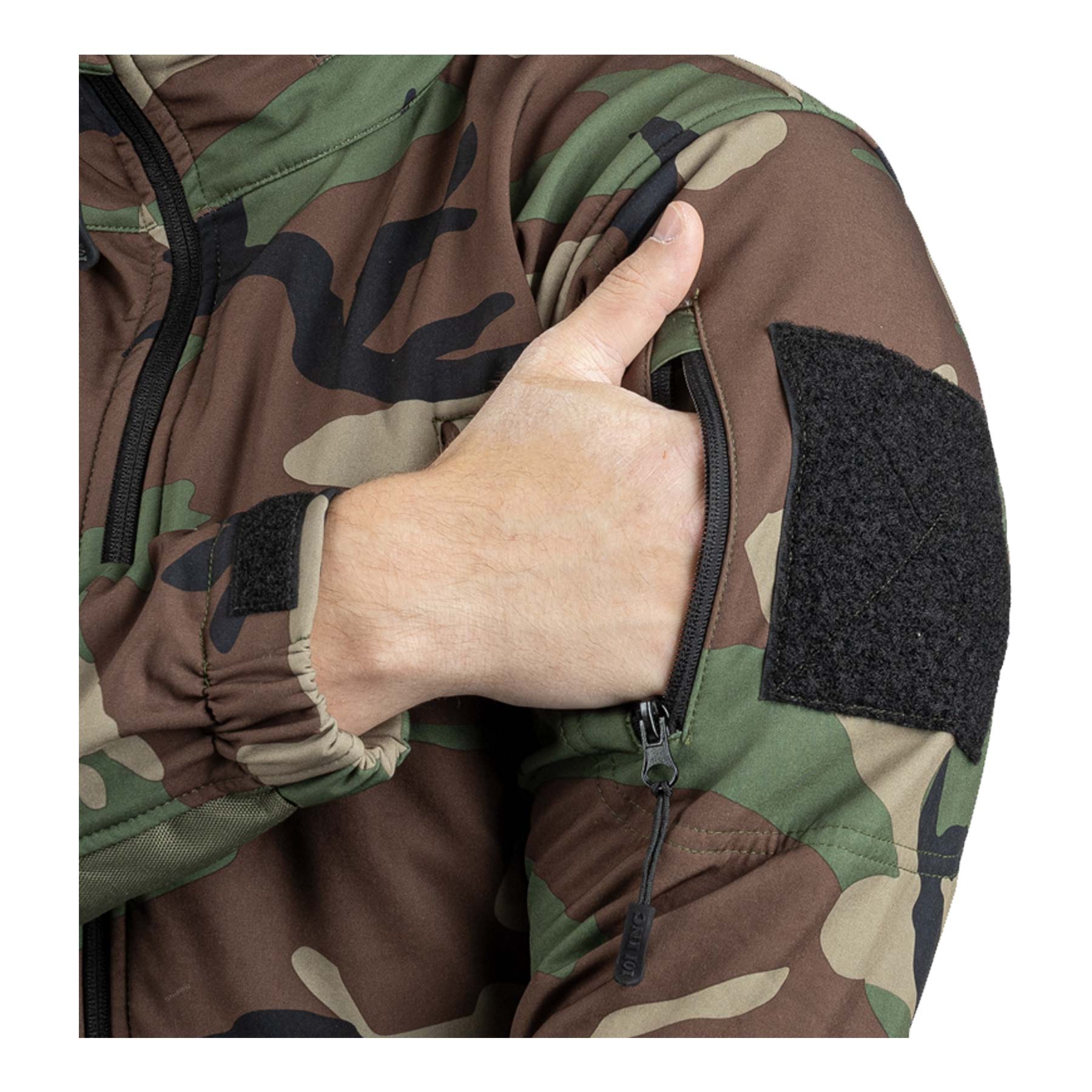 Soft Shell Jacket Tactical, Woodland