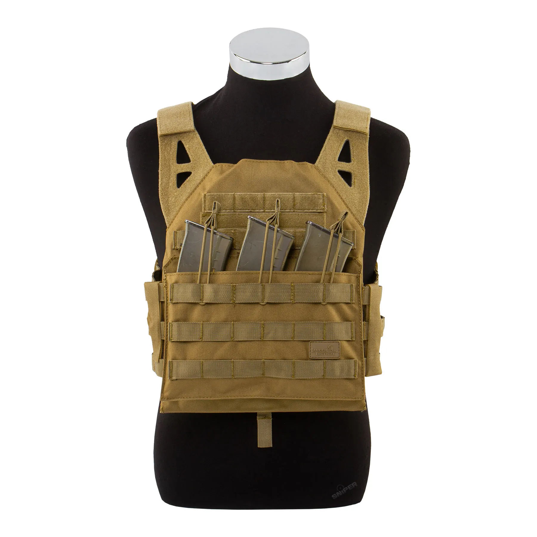Lancer JPC Plattenträger w/ Retention, Tan