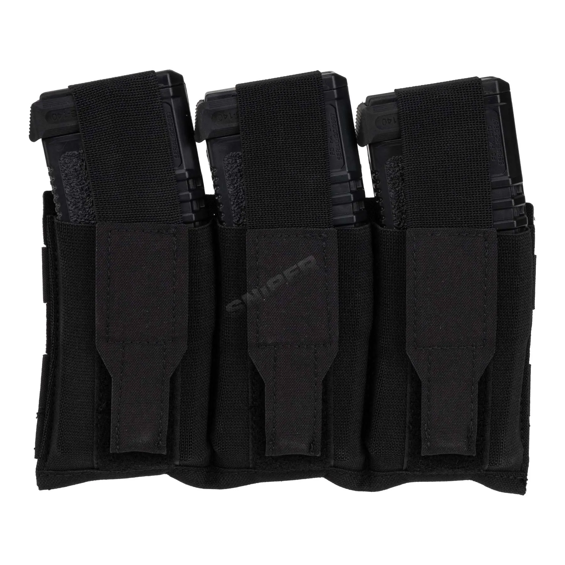 Reapo Triple Mag Pouch w/ Velcro, Black