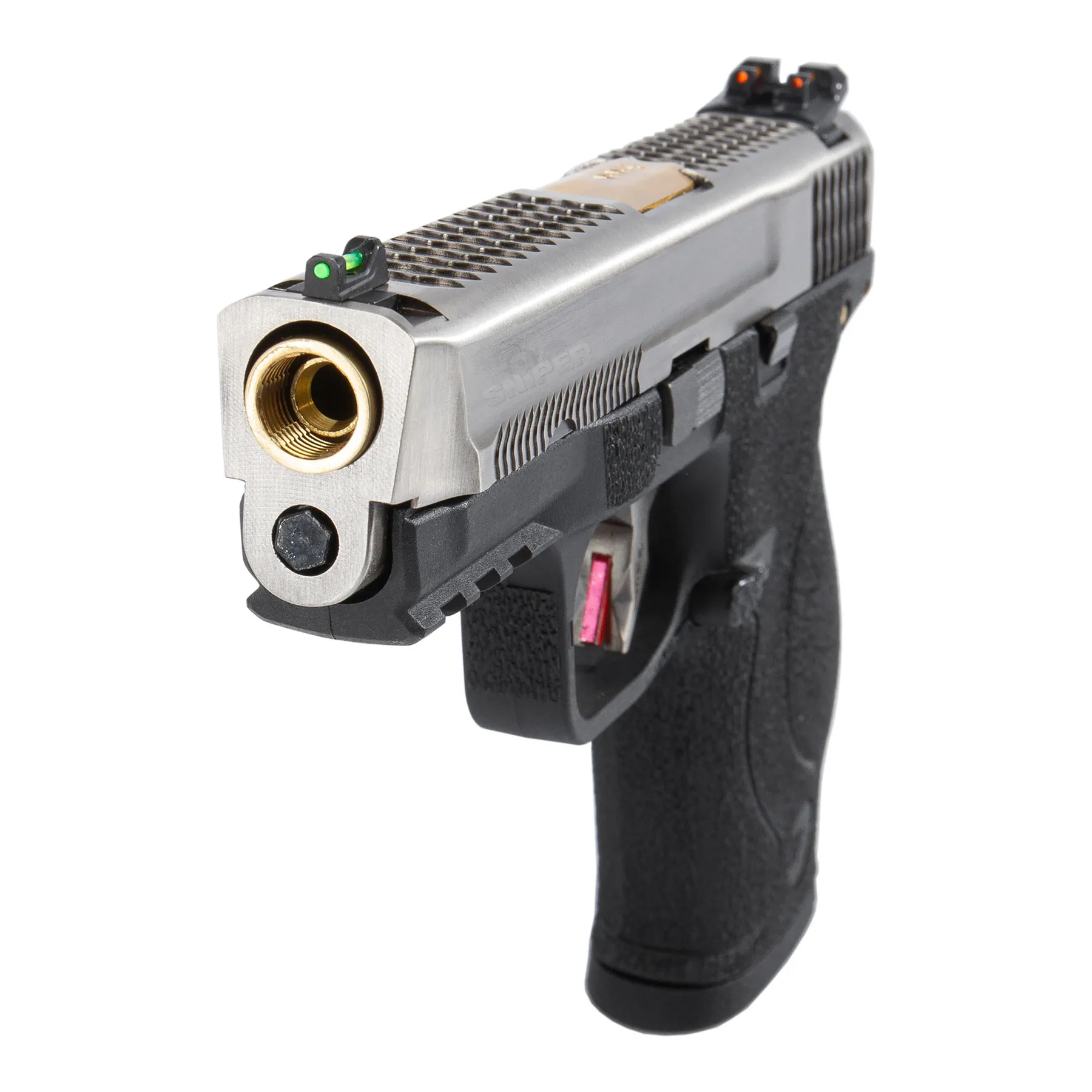 WE WET 05 SV Gold Barrel Full Metal GBB Softair WE WET 05 SV Gold Barrel Full Metal GBB Softair