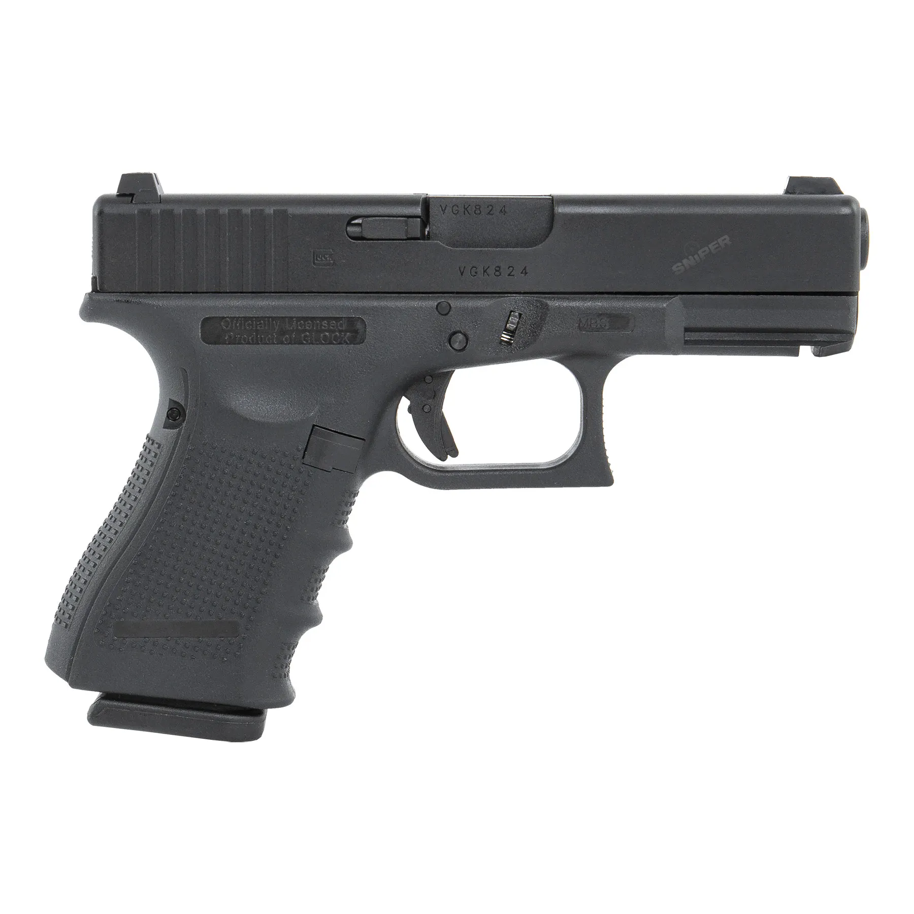 Glock 19 Gen 4 GBB Softair Pistole