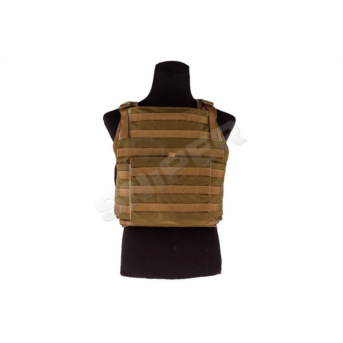 MOLLE Style PC Plate Carrier, Coyote Brown