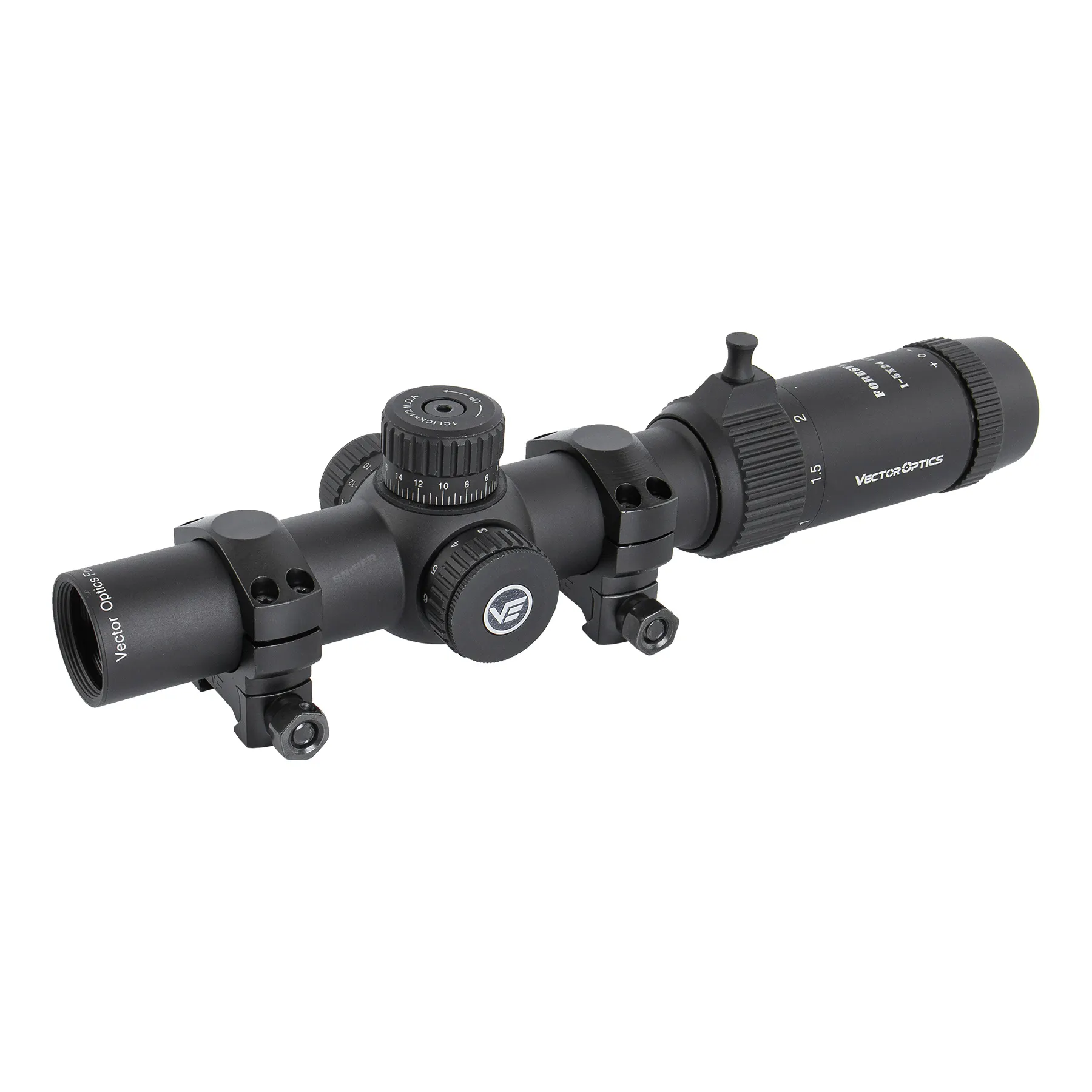 1-5x24IR Tactical Forester Gen.2 Zielfernrohr, Black